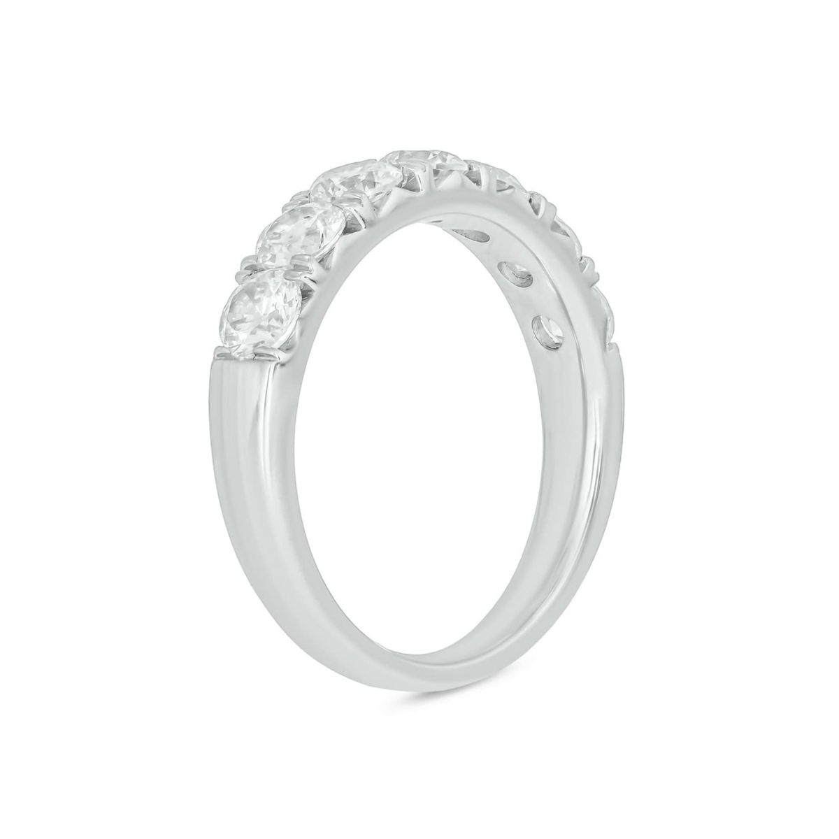 Lab Created 1 1/2 Carat Lab-Grown Diamond Timeless elegance  Anniversary Ring in Sterling Silver