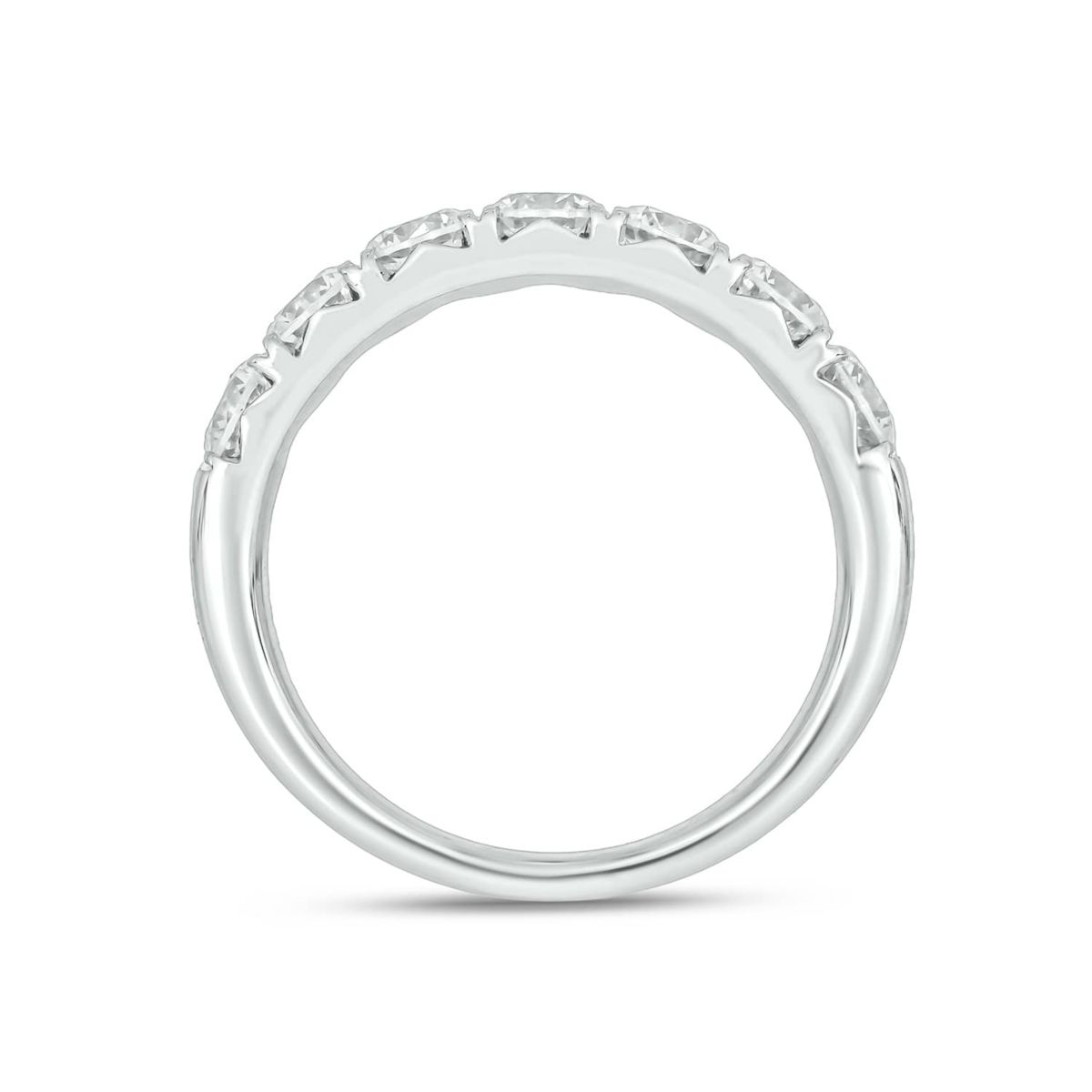 Lab Created 1 1/2 Carat Lab-Grown Diamond Timeless elegance  Anniversary Ring in Sterling Silver