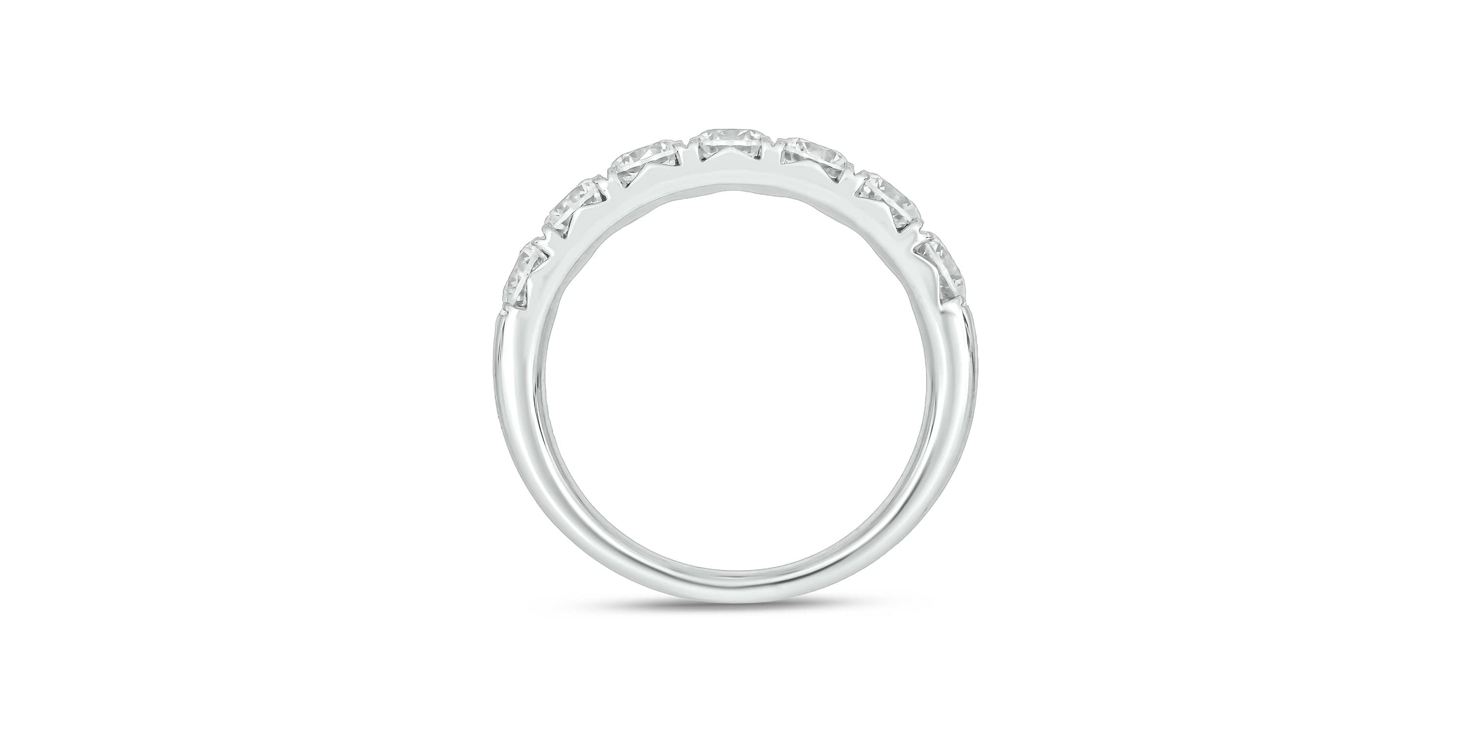 Lab Created 1 1/2 Carat Lab-Grown Diamond Timeless elegance  Anniversary Ring in Sterling Silver