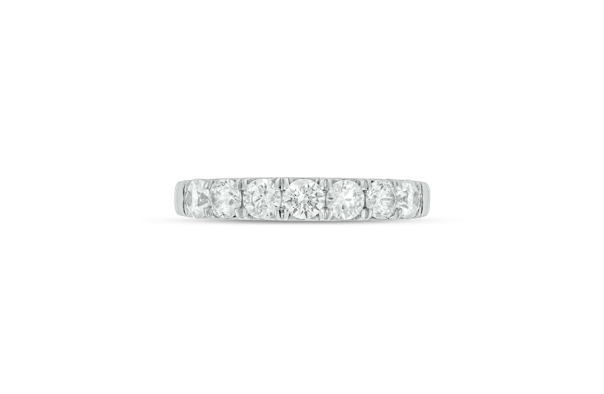 Lab Created 1 Carat Lab-Grown Diamond Playful Anniversary Ring in Sterling Silver