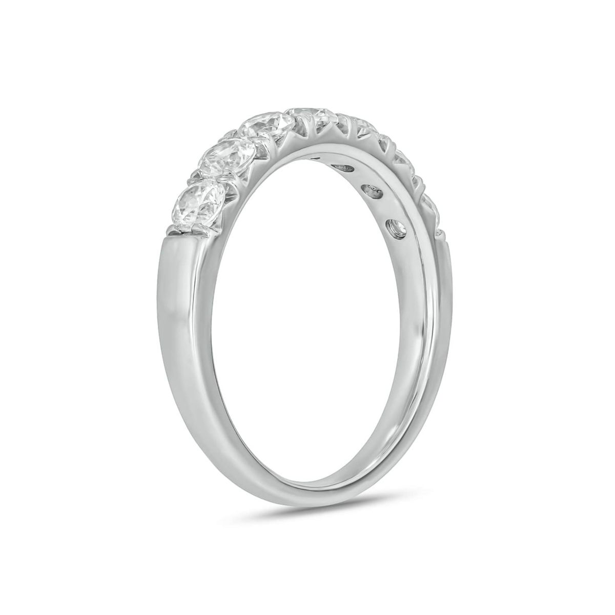 Lab Created 1 Carat Lab-Grown Diamond Playful Anniversary Ring in Sterling Silver