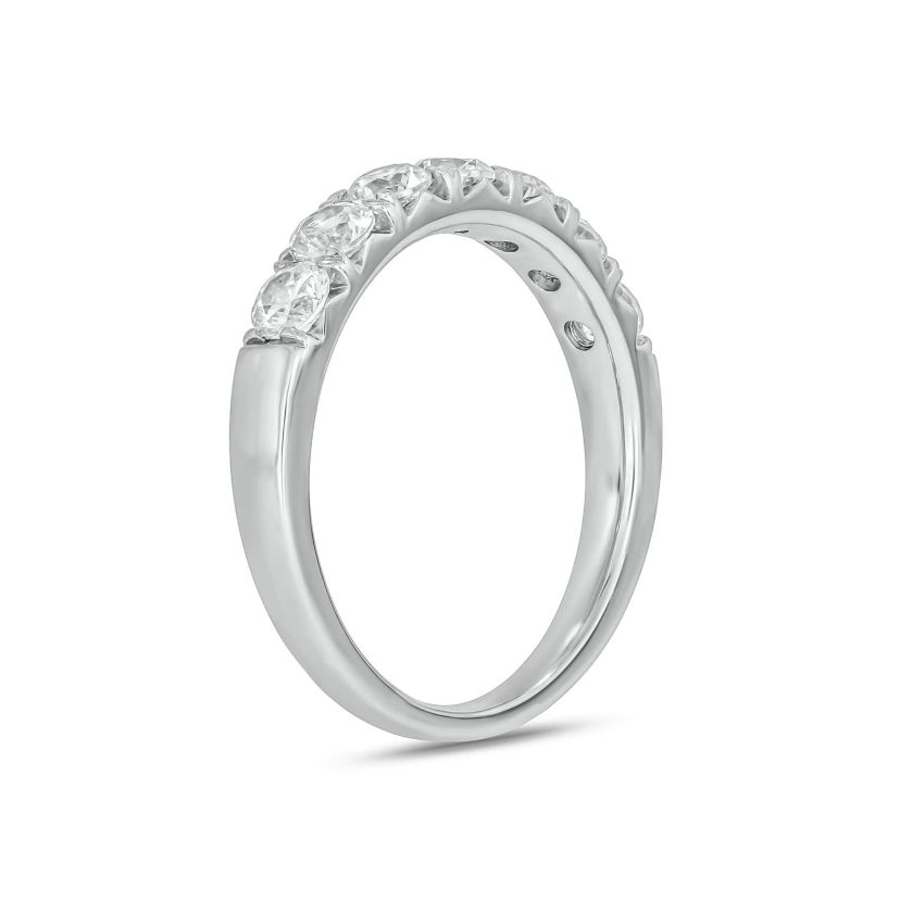 Lab Created 1 Carat Lab-Grown Diamond Playful Anniversary Ring in Sterling Silver