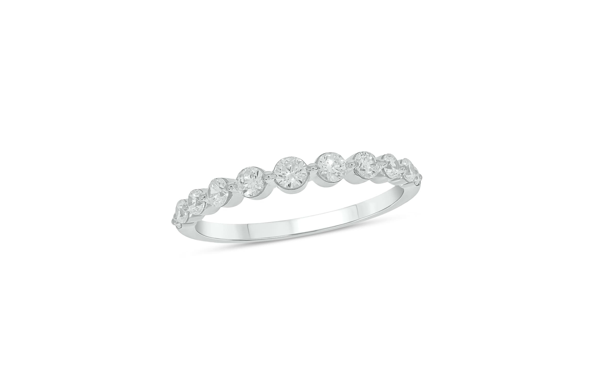 Lab Created 1/2 Carat Lab-Grown Diamond Graduation Ring in Sterling Silver