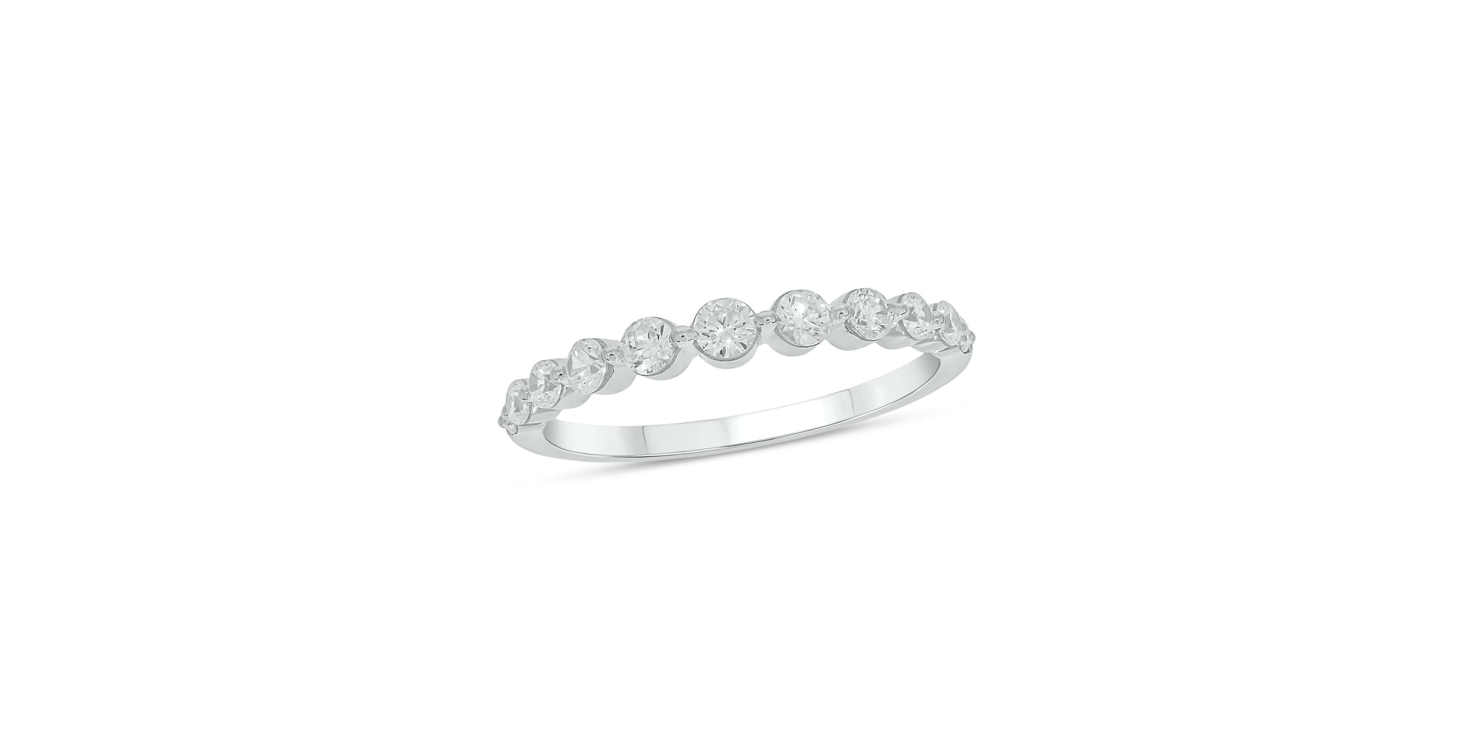 Lab Created 1/2 Carat Lab-Grown Diamond Graduation Ring in Sterling Silver