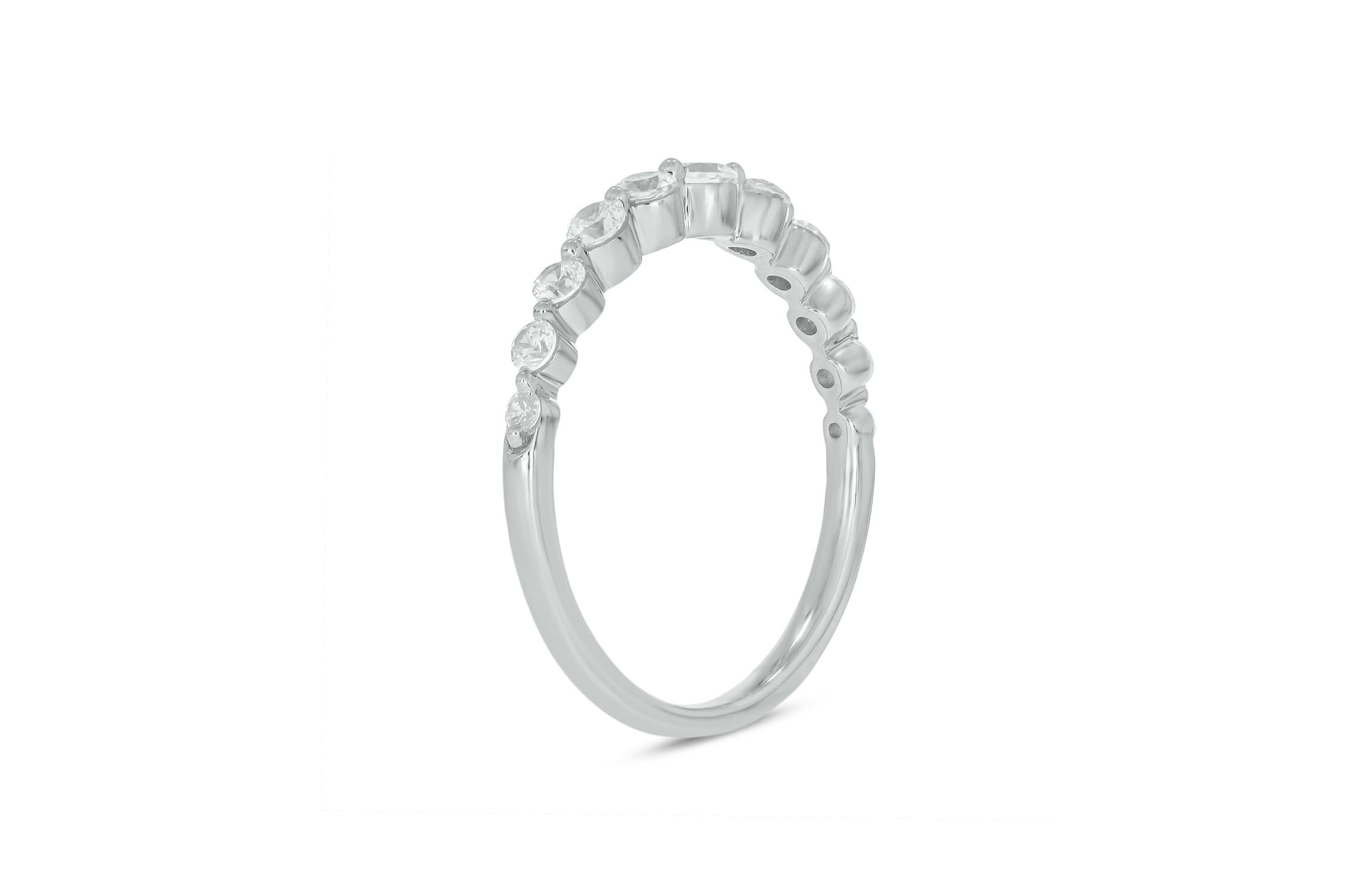 Lab Created 1/2 Carat Lab-Grown Diamond Graduation Ring in Sterling Silver