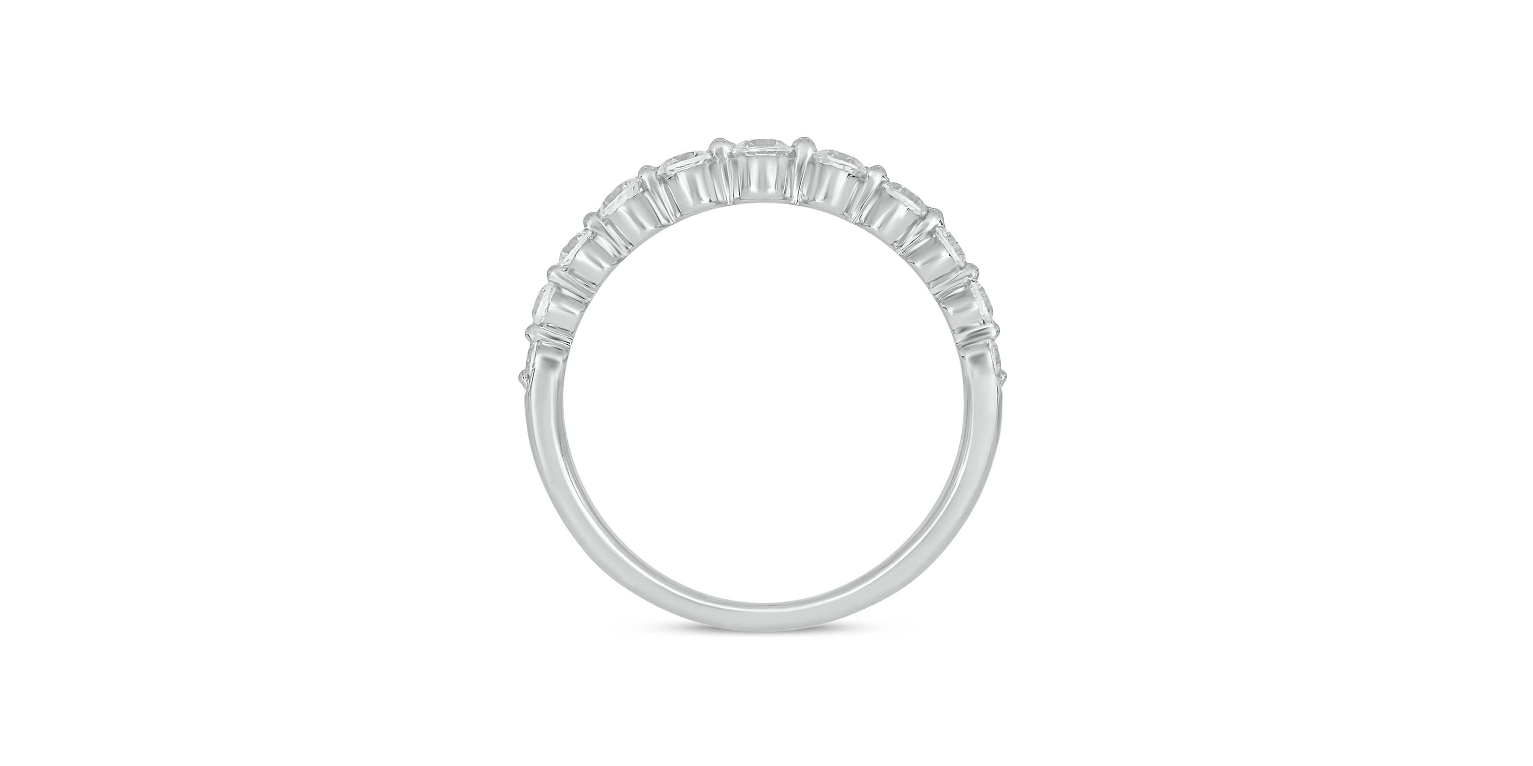 Lab Created 1/2 Carat Lab-Grown Diamond Graduation Ring in Sterling Silver