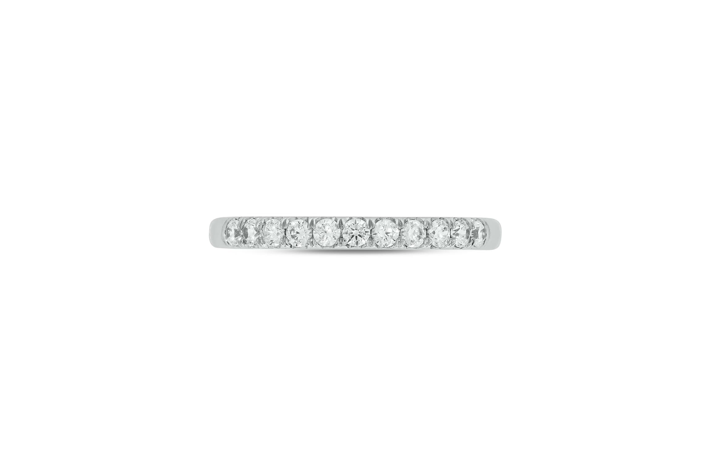 Lab Created 1/3 Carat Lab-Grown Diamond Elegant Anniversary Ring in Sterling Silver