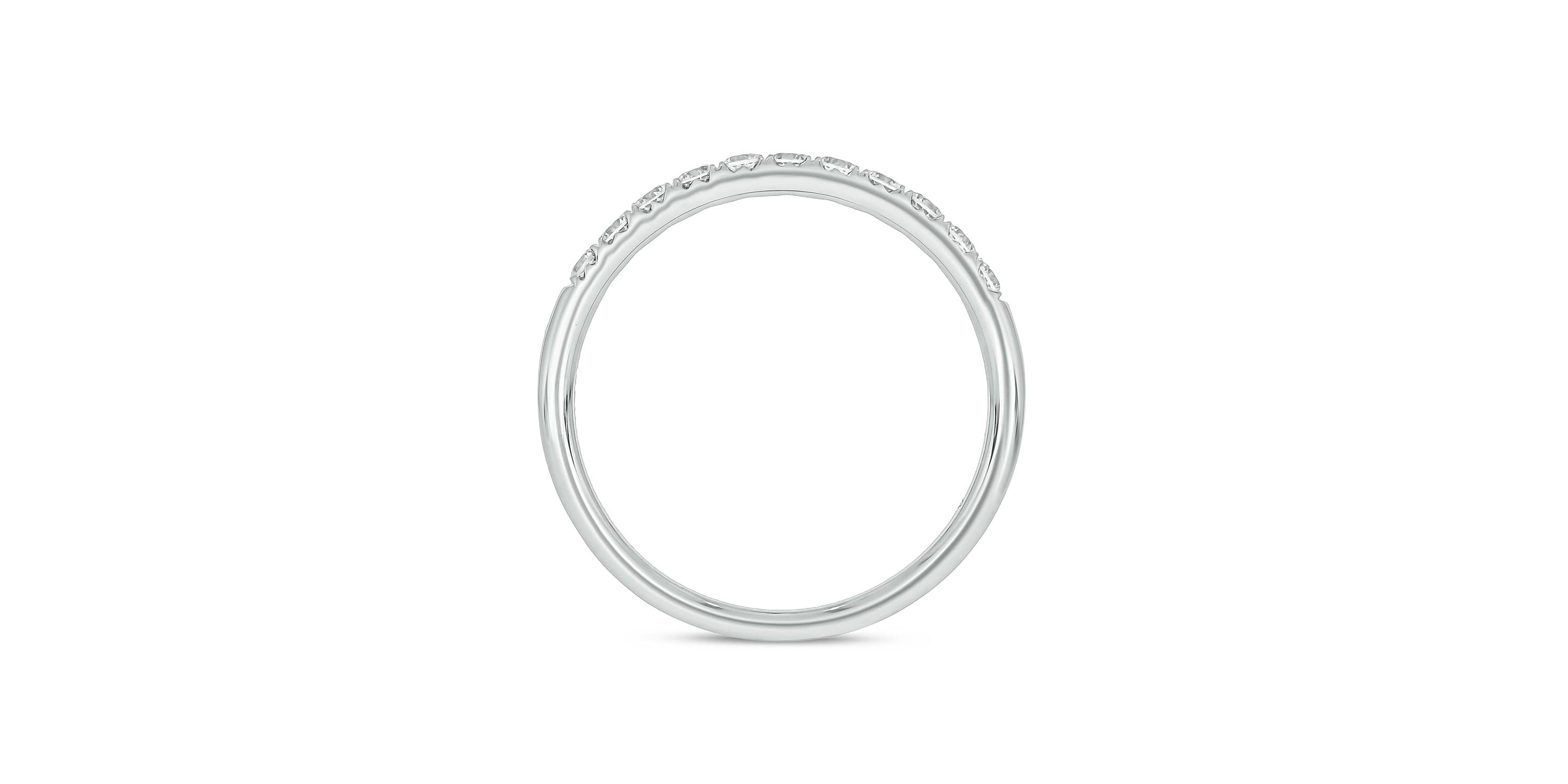 Lab Created 1/3 Carat Lab-Grown Diamond Elegant Anniversary Ring in Sterling Silver