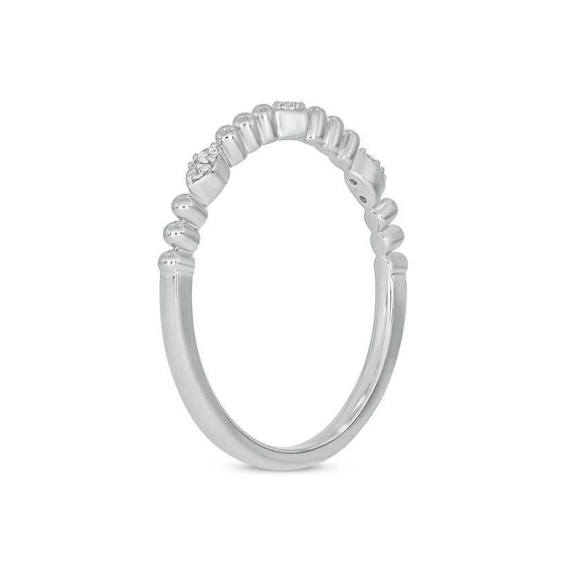 Lab Created Diamond Accent  Lab-Grown Diamond Anniversary Ring in Sterling Silver