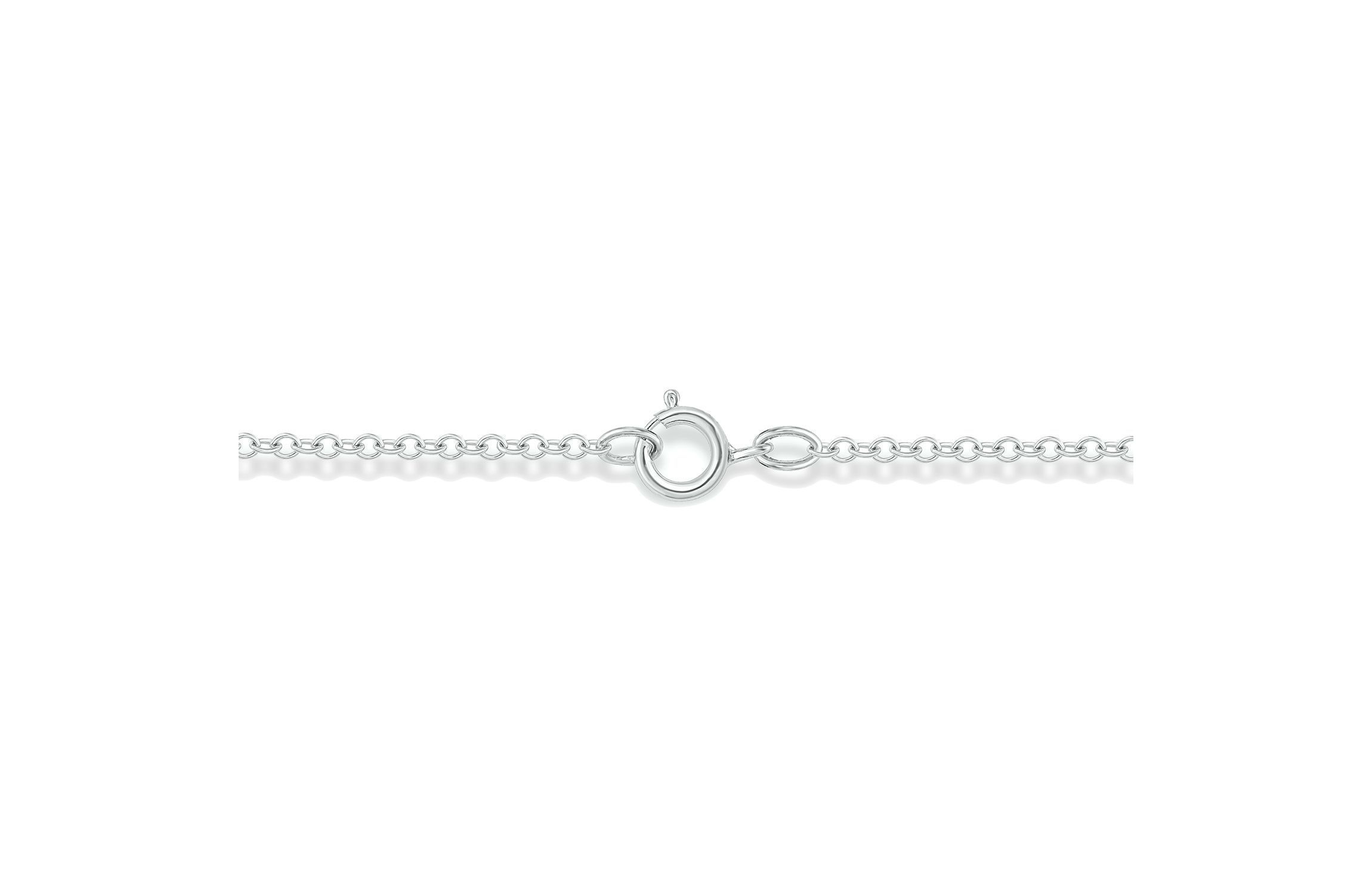 1/6 ct. t.w. Diamond and 5/8 ct. t.w. Created Blue Sapphire Evil Eye Pendant in Sterling Silver