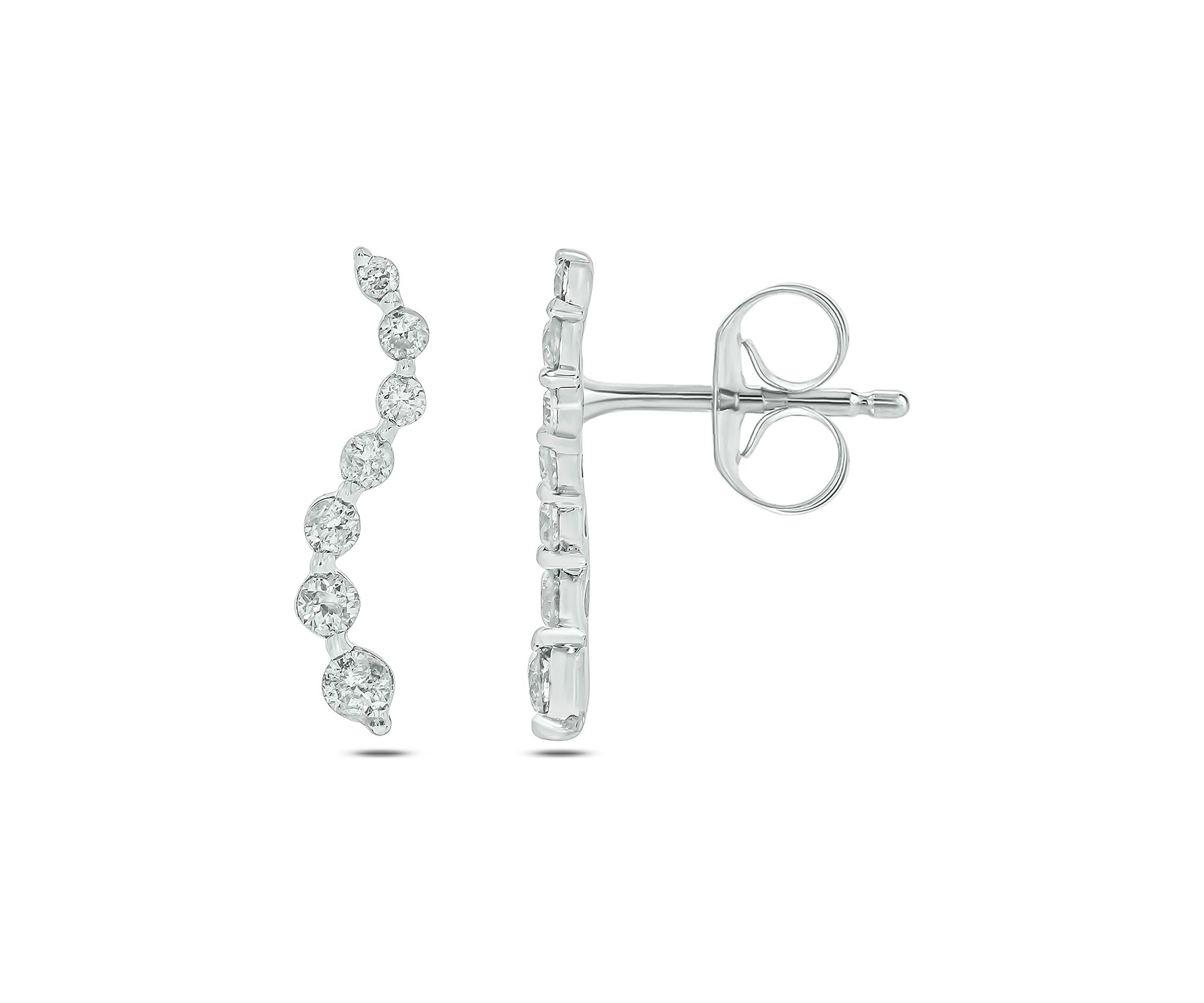 1/4 ct. t.w. Diamond Fashion Earring In 14K White Gold