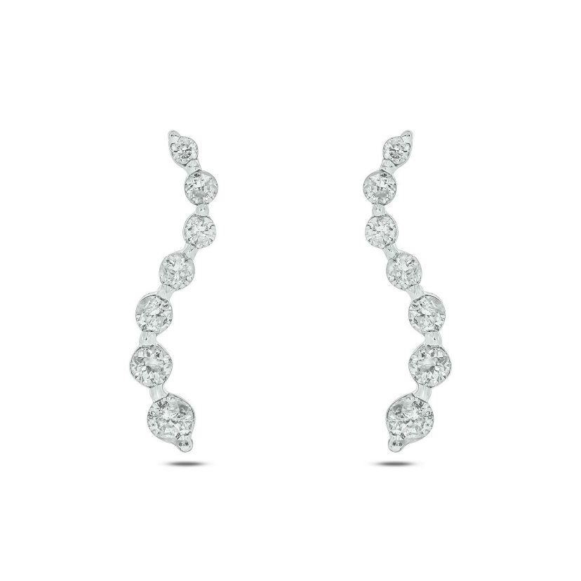 1/4 ct. t.w. Diamond Fashion Earring In 14K White Gold