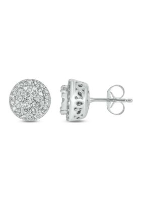 Belk & Co 1/4 ct. t.w. Diamond Stud Earring In 14K White Gold -  5400466EFE5196014W
