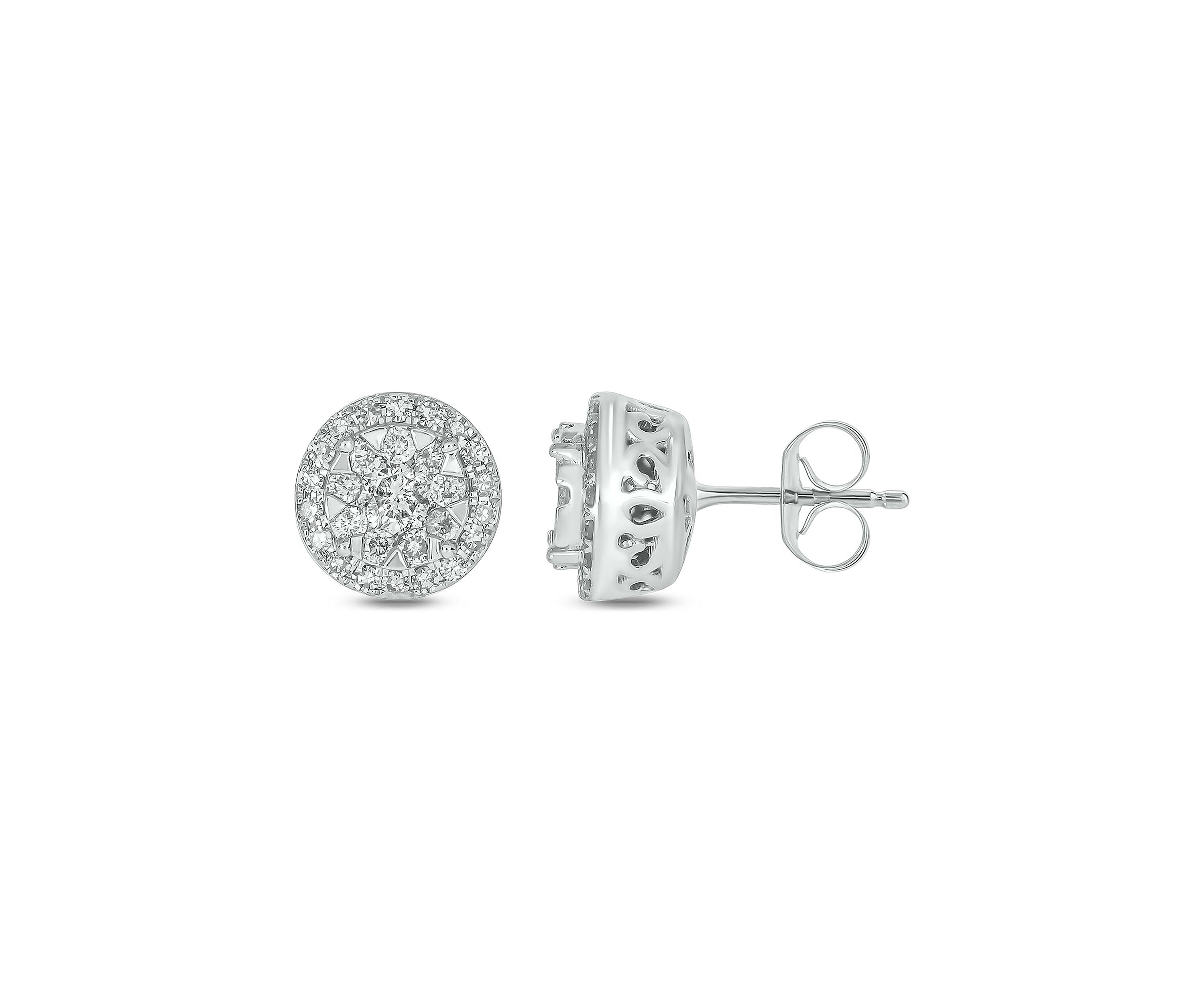 1/4 ct. t.w. Diamond Stud Earring In 14K White Gold