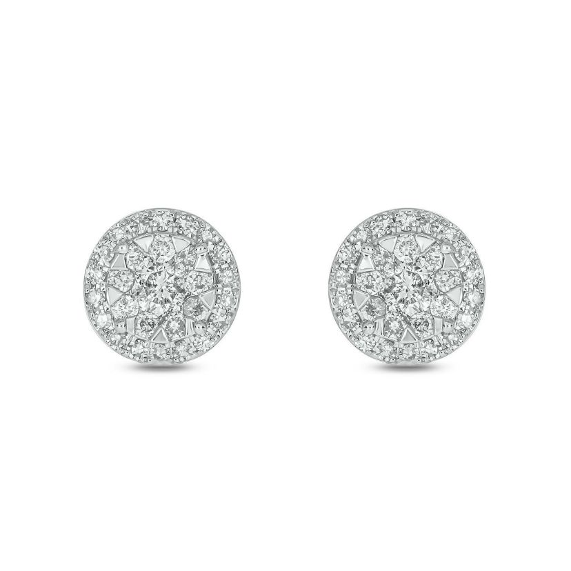 1/4 ct. t.w. Diamond Stud Earring In 14K White Gold