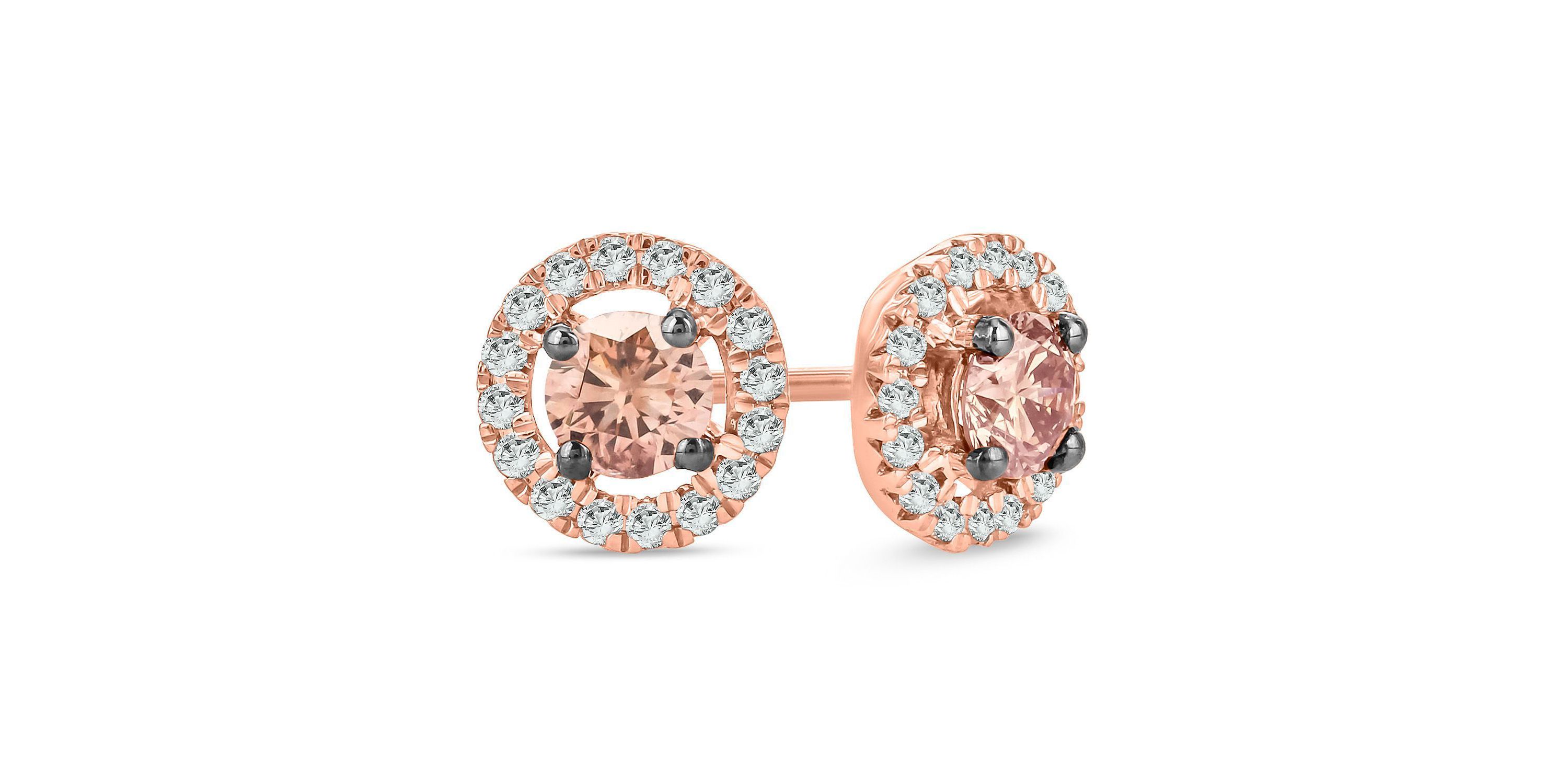 1/2 ct.t.w Round White Diamond Composite Earrings in 14K Gold