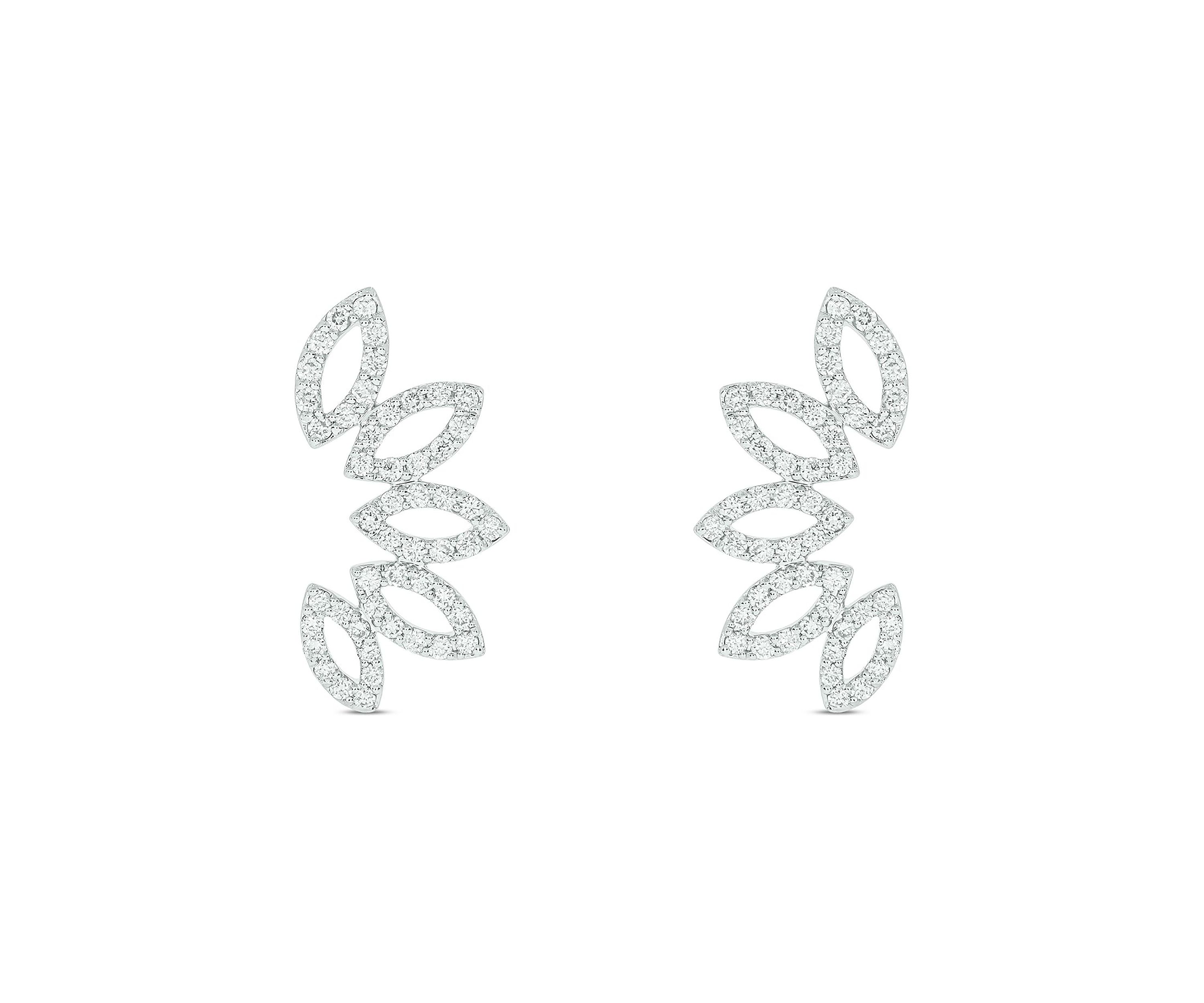 7/8 ct. t.w. Diamond Fashion Earring In 10K White Gold
