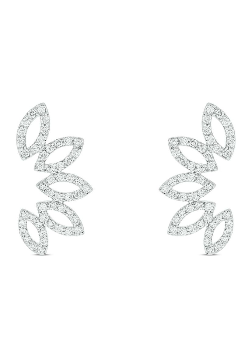 7/8 ct. t.w. Diamond Fashion Earring In 10K White Gold