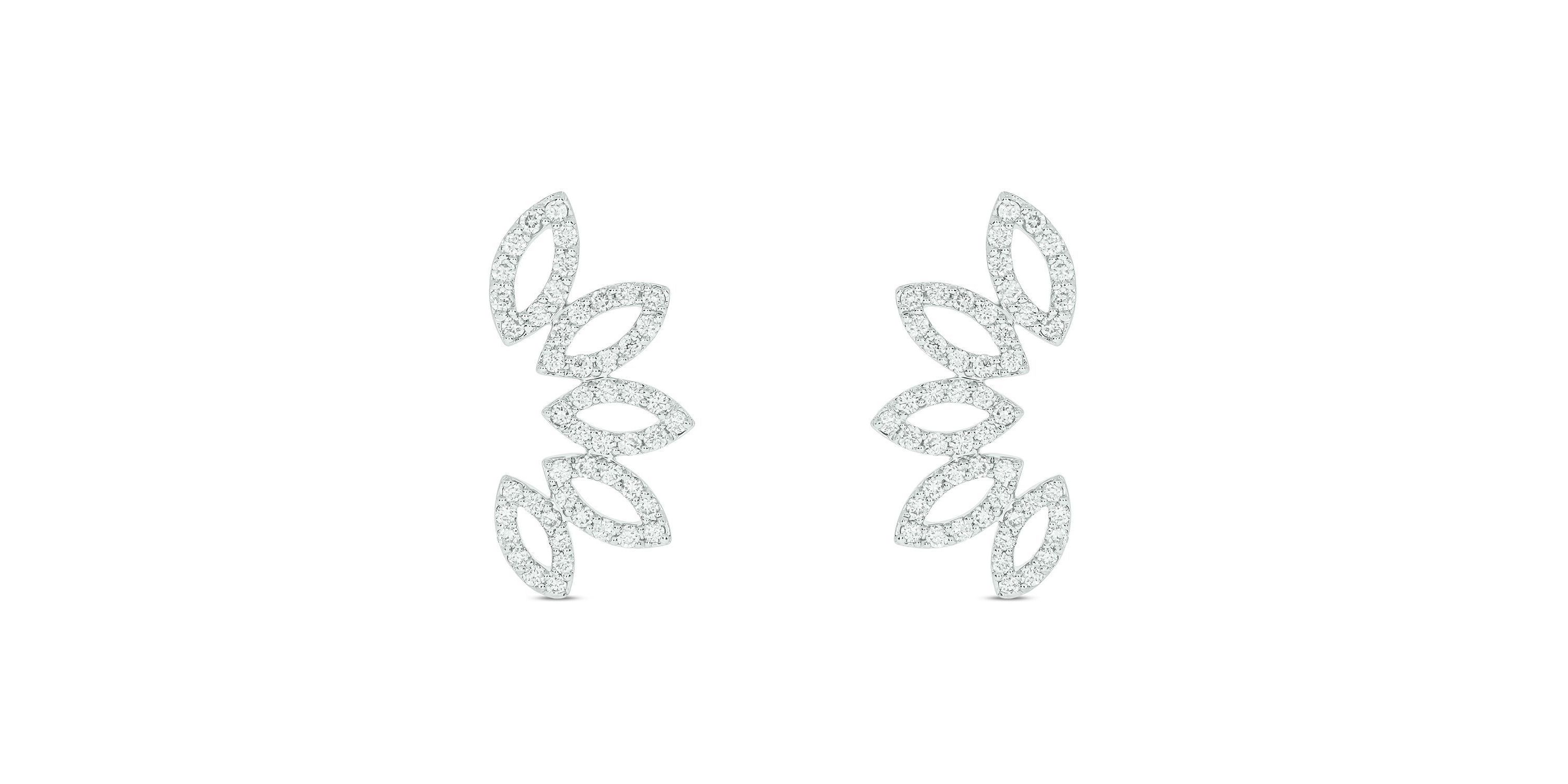 7/8 ct. t.w. Diamond Fashion Earring In 10K White Gold