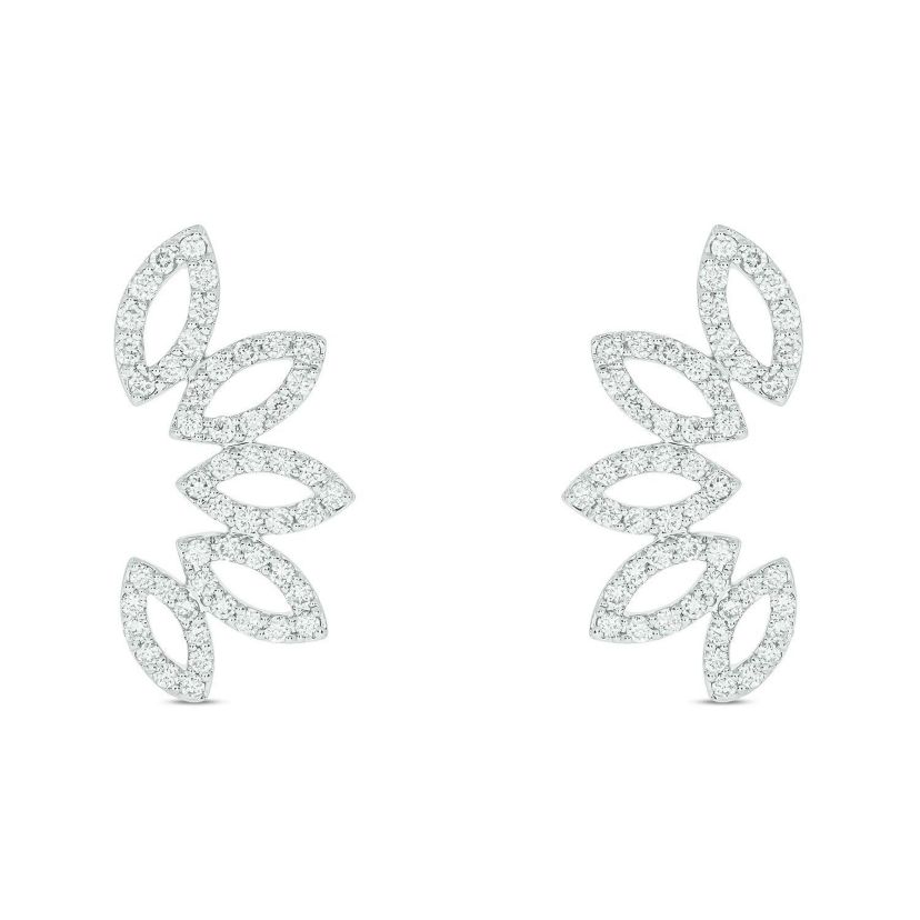 7/8 ct. t.w. Diamond Fashion Earring In 10K White Gold