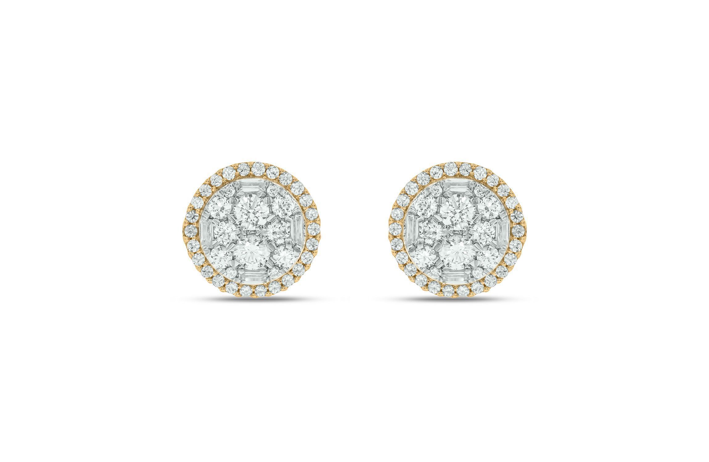 1.0 ct. t.w. Diamond Stud Earring In 10K Yellow Gold