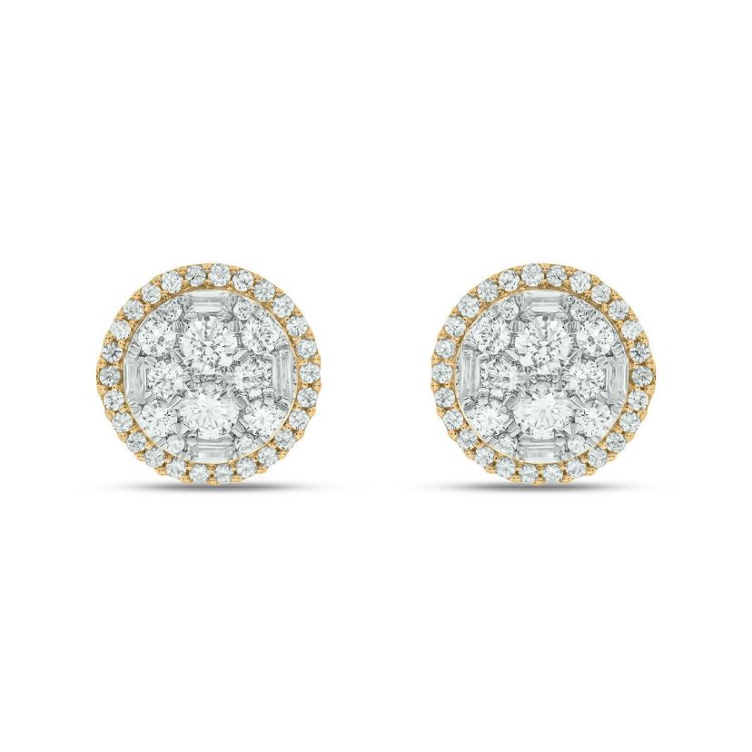 1.0 ct. t.w. Diamond Stud Earring In 10K Yellow Gold
