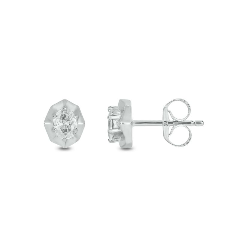 Lab Created 3/8 Carat Lab-Grown Diamond Stud Earrings
