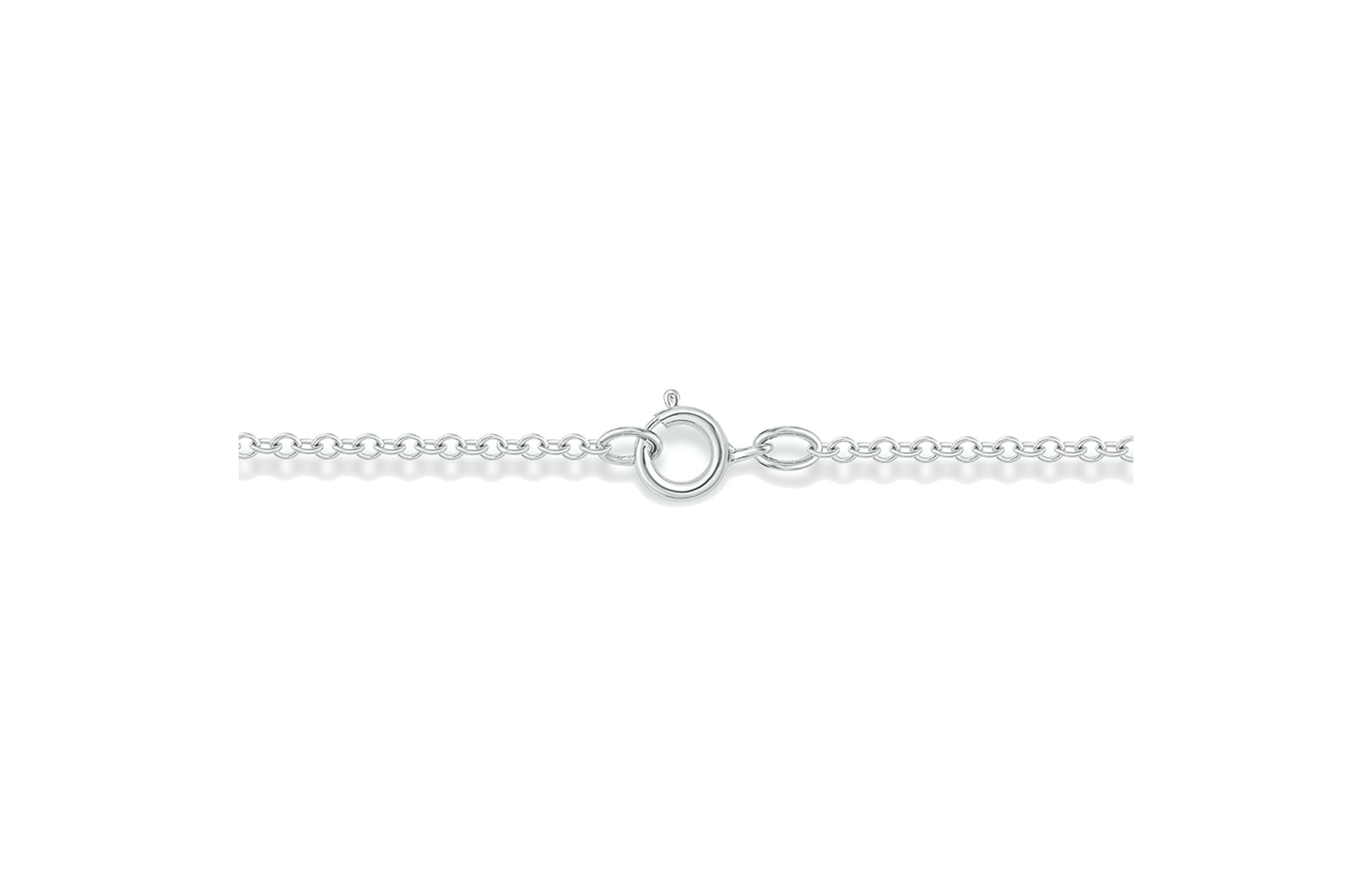 Diamond Accent Initial Infinity Lariat Necklace In Sterling Silver