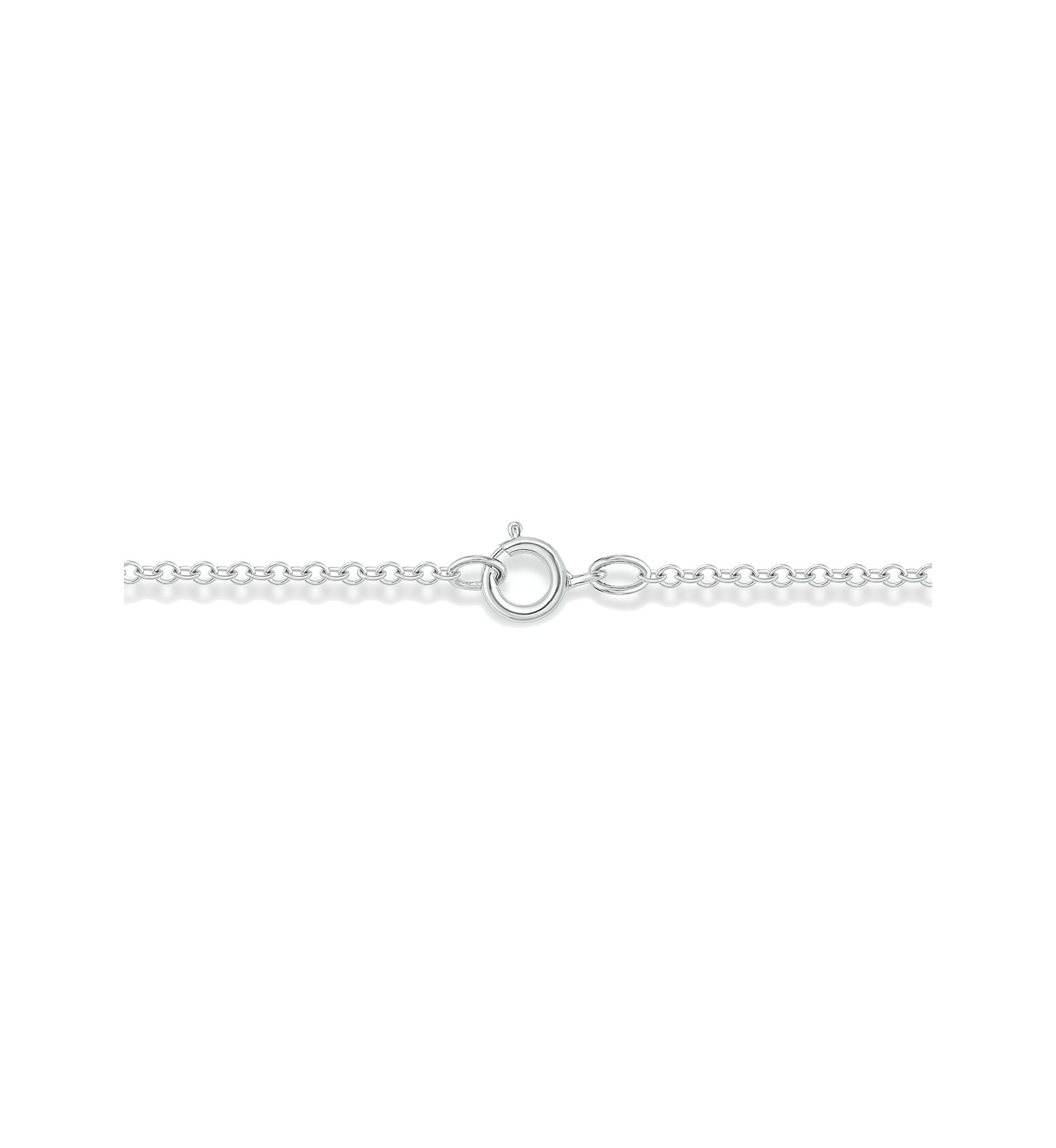 1/10 ct. t.w. Diamond Cluster Pendant Choker Necklace in Sterling Silver