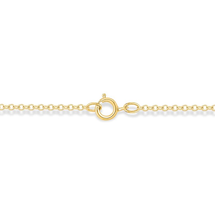 1/4 Carat, Sleek And Beautiful Diamond Bar Necklace Pendant in 14K Yellow Gold