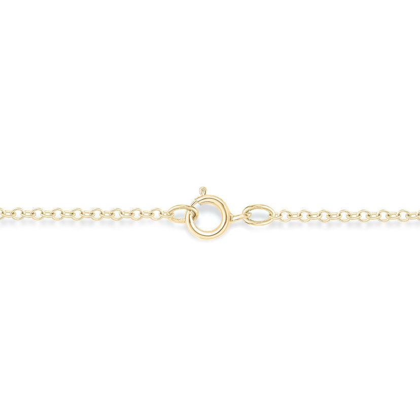 Lab Created 1 ct. t.w. Lab Grown Diamond Elegant V-Shaped Necklace in 10K Yellow Gold