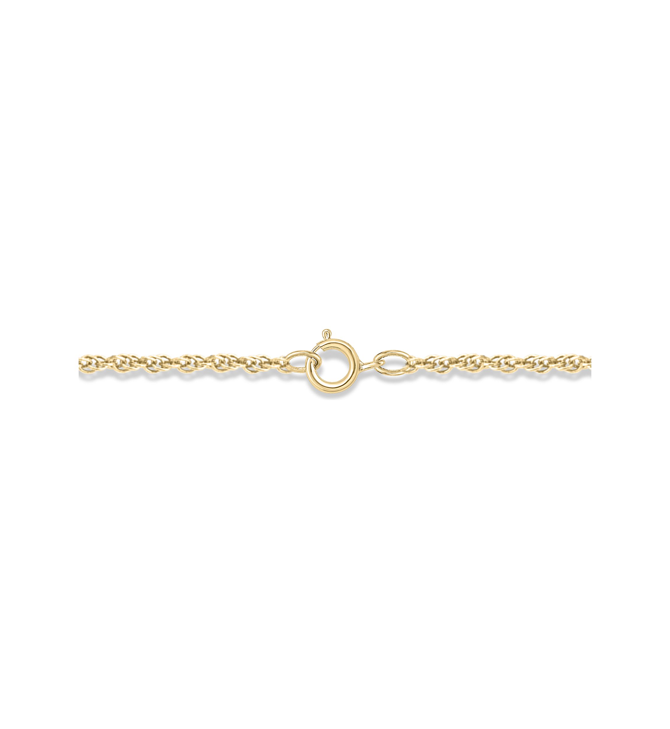 1/10 ct. t.w. Baguette Round White Diamond Cross Pendant Necklace in 14K Yellow Gold 