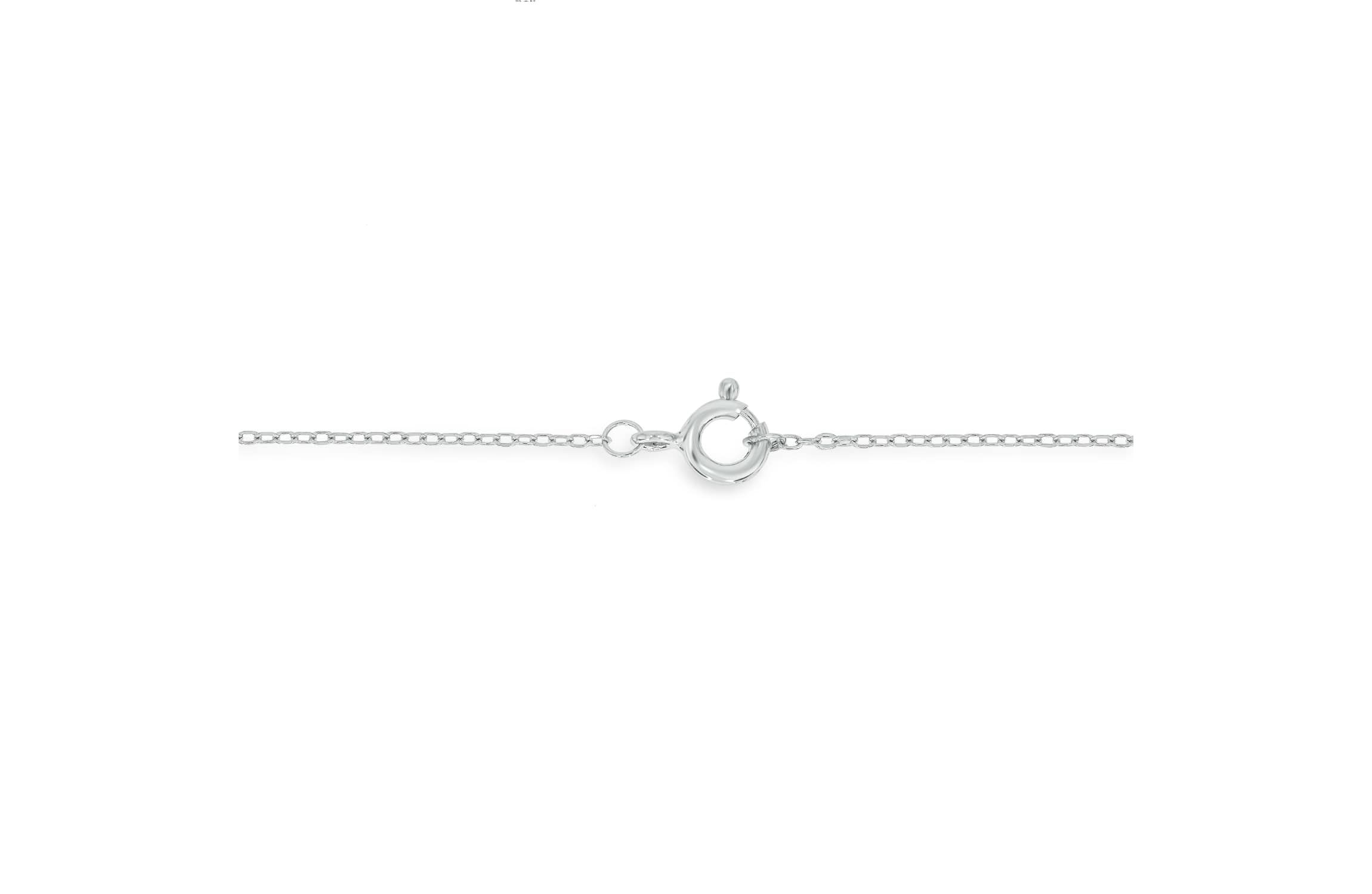 Lab Created 1/4 Carat Lab-Grown Diamond Cross Pendant in Sterling Silver.