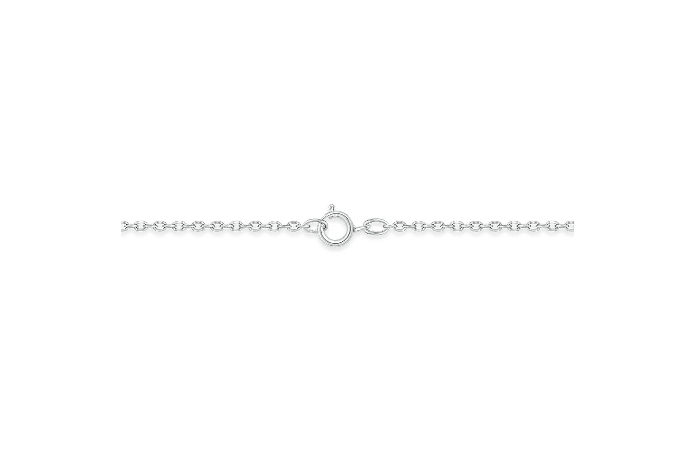 1/3 carat, Diamond Unique Cross Pendant in 14K White Gold