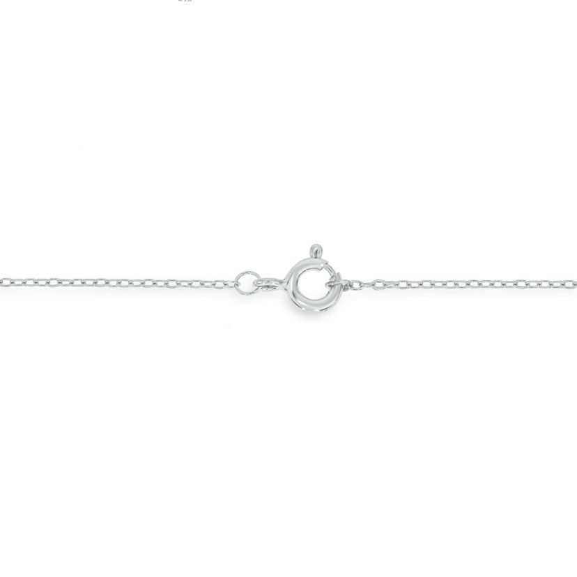 Lab Created 1 Carat Lab-Grown Diamond Cross Pendant in Sterling Silver
