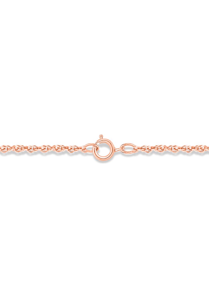 1/10 ct. t.w. Diamond Pendant in 14K Rose Gold
