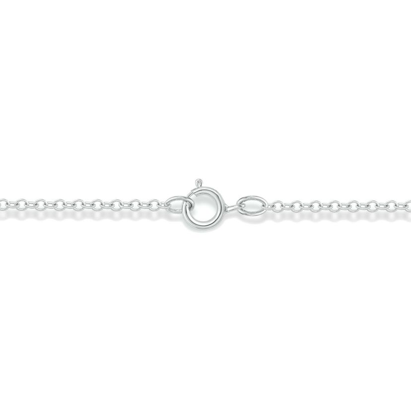 1/10 carat, Diamond Flaut The Drop Pendant in 14K White Gold