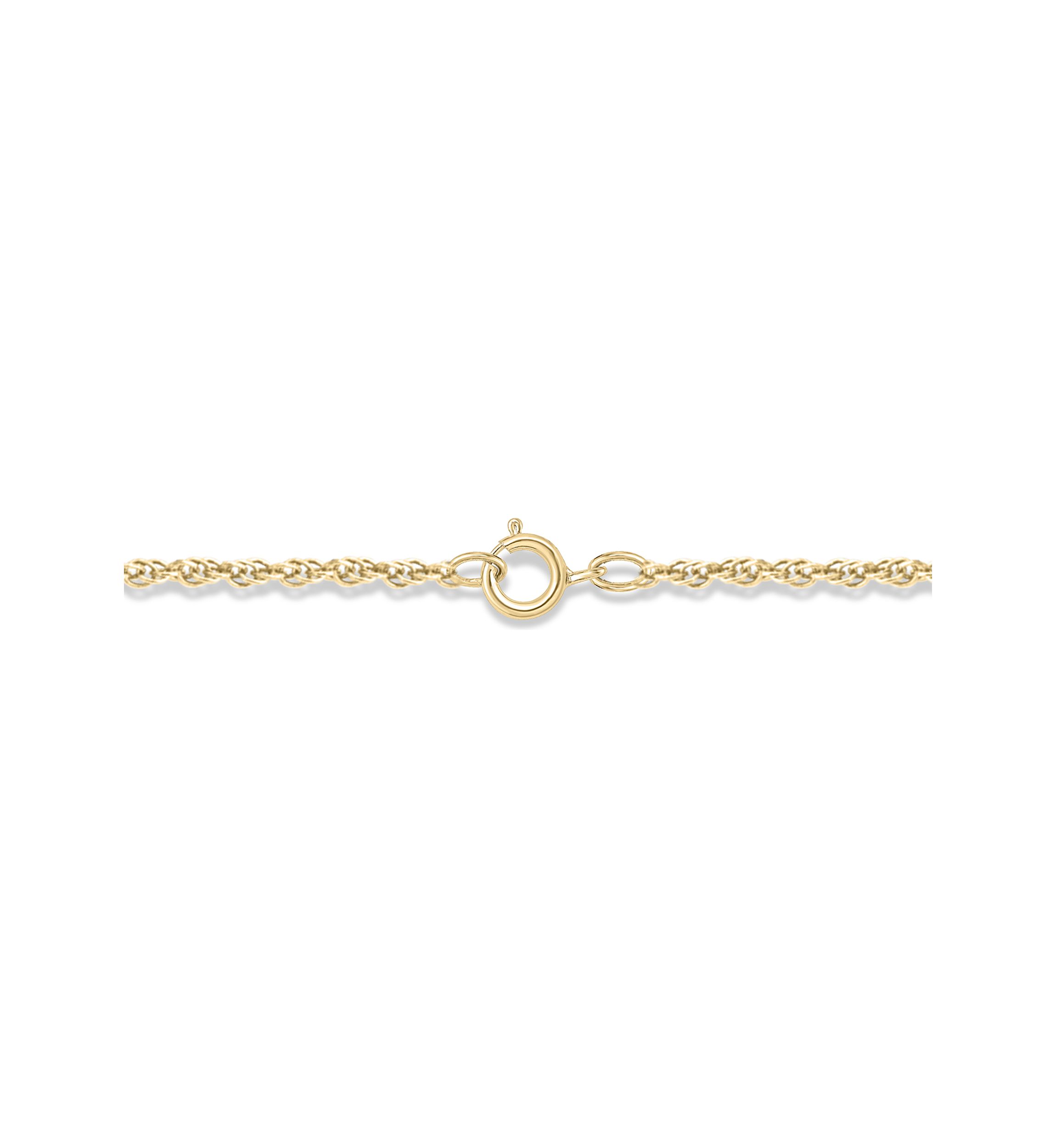 1/6 ct. t.w. Diamond Interlock Circle Pendant in 14K Yellow Gold