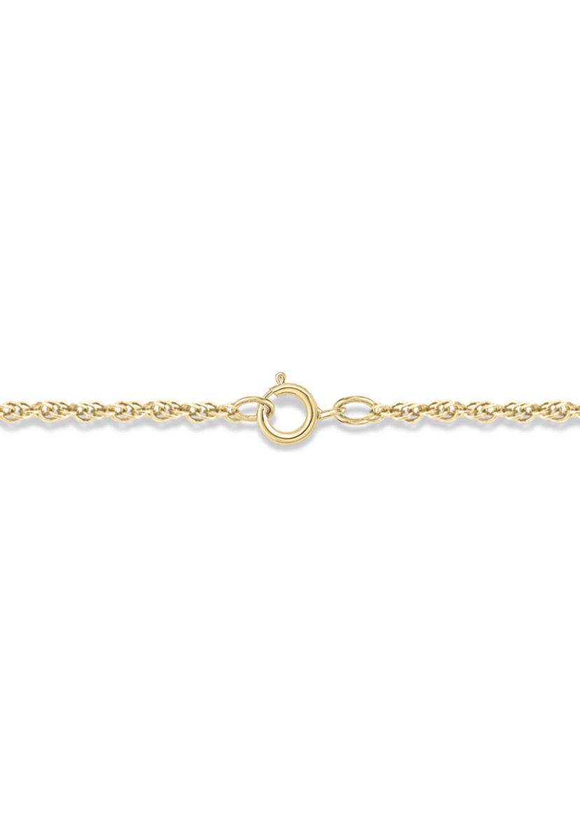 1/6 ct. t.w. Diamond Interlock Circle Pendant in 14K Yellow Gold