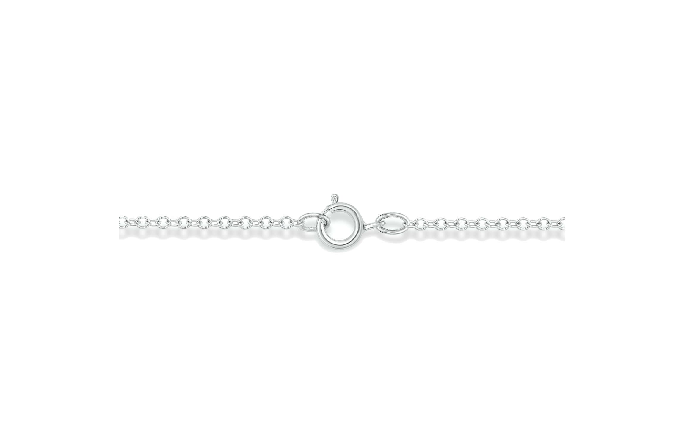 1/3 carat, Diamond Scattered Pendant in 14K White Gold