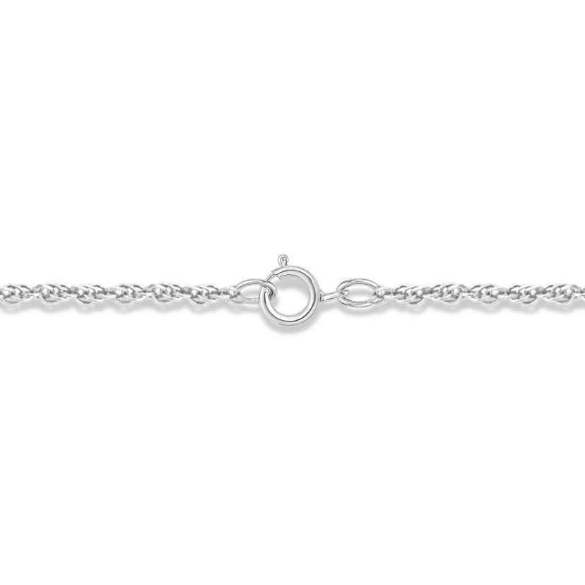 1/4 ct.t.w Round White Diamond Solitaire Pendant Necklace in 14K Gold