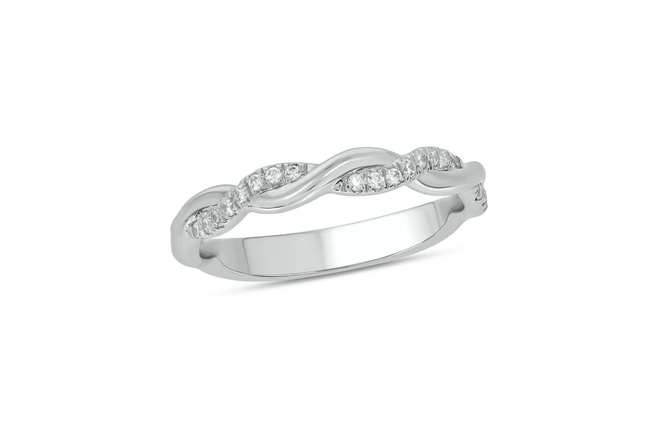 1/6 ct. t.w. Diamond Anniversary Band in Sterling Silver