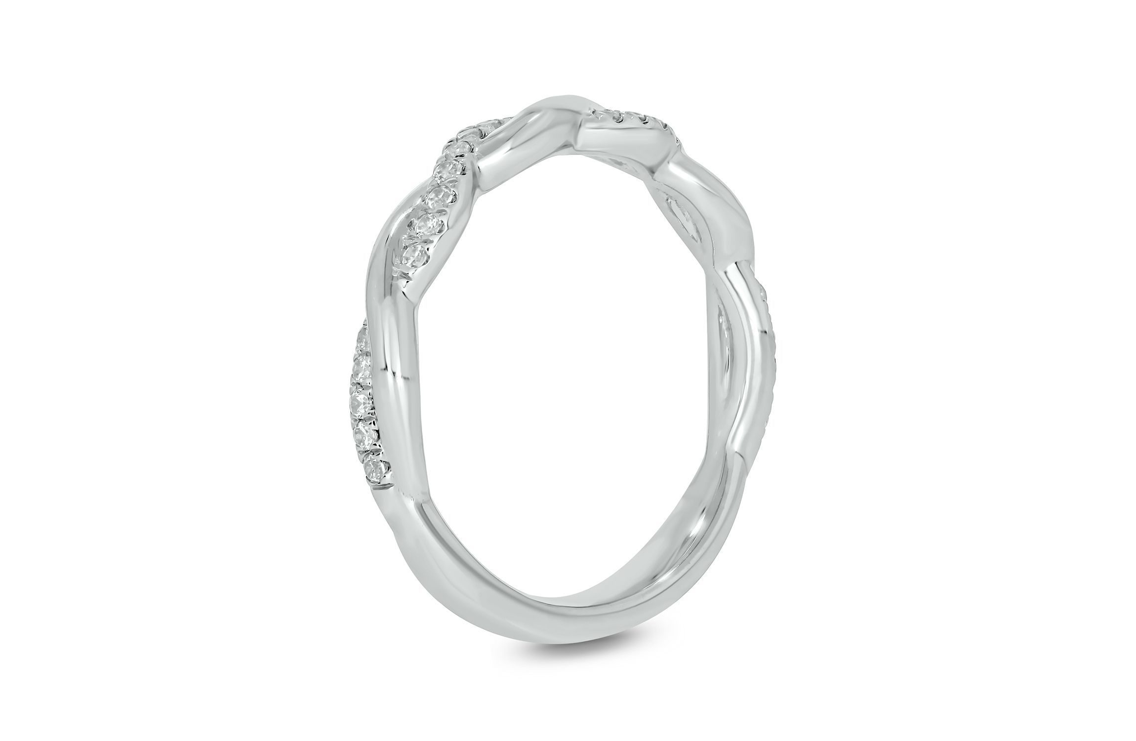 1/6 ct. t.w. Diamond Anniversary Band in Sterling Silver