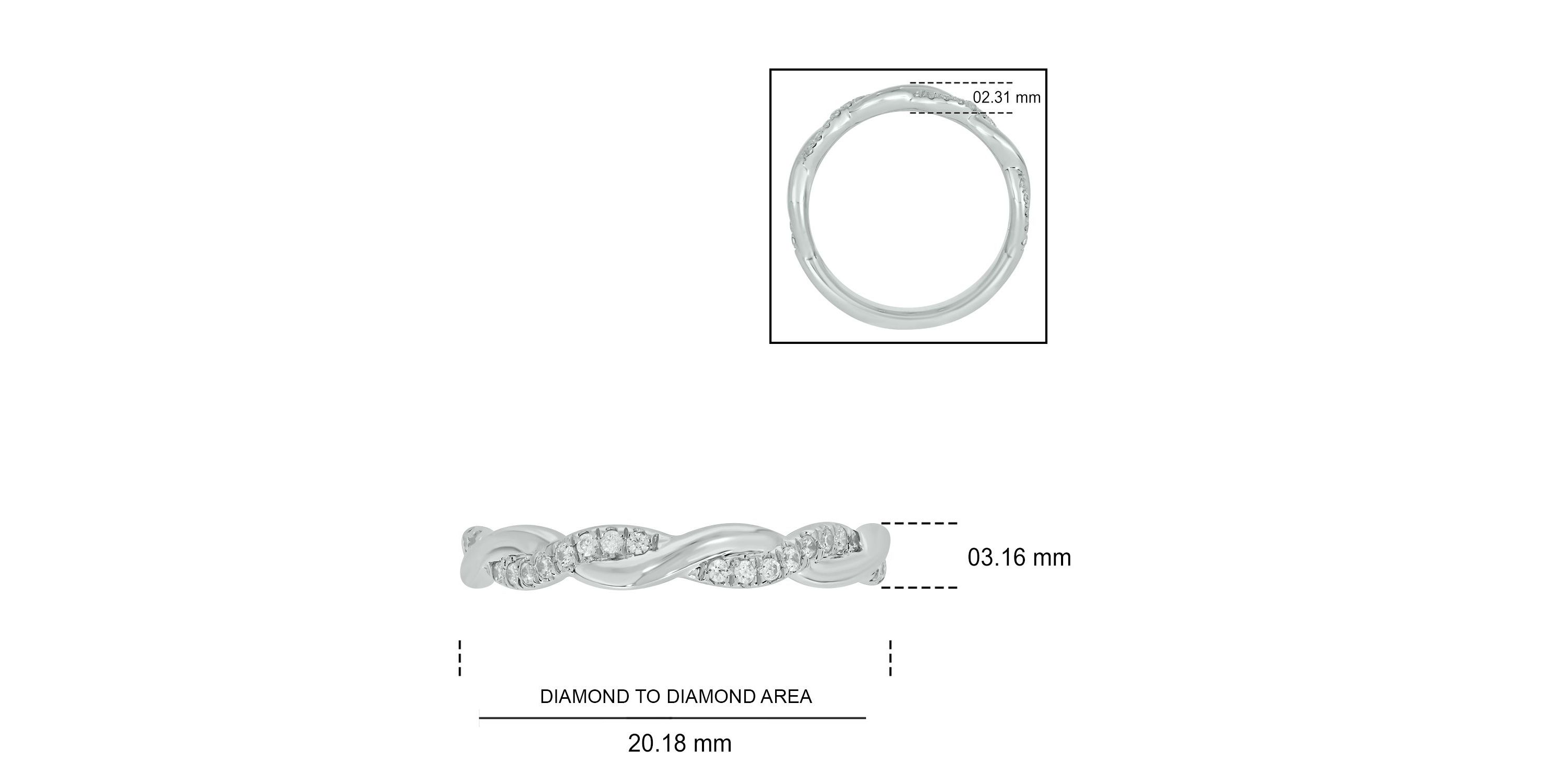 1/6 ct. t.w. Diamond Anniversary Band in Sterling Silver