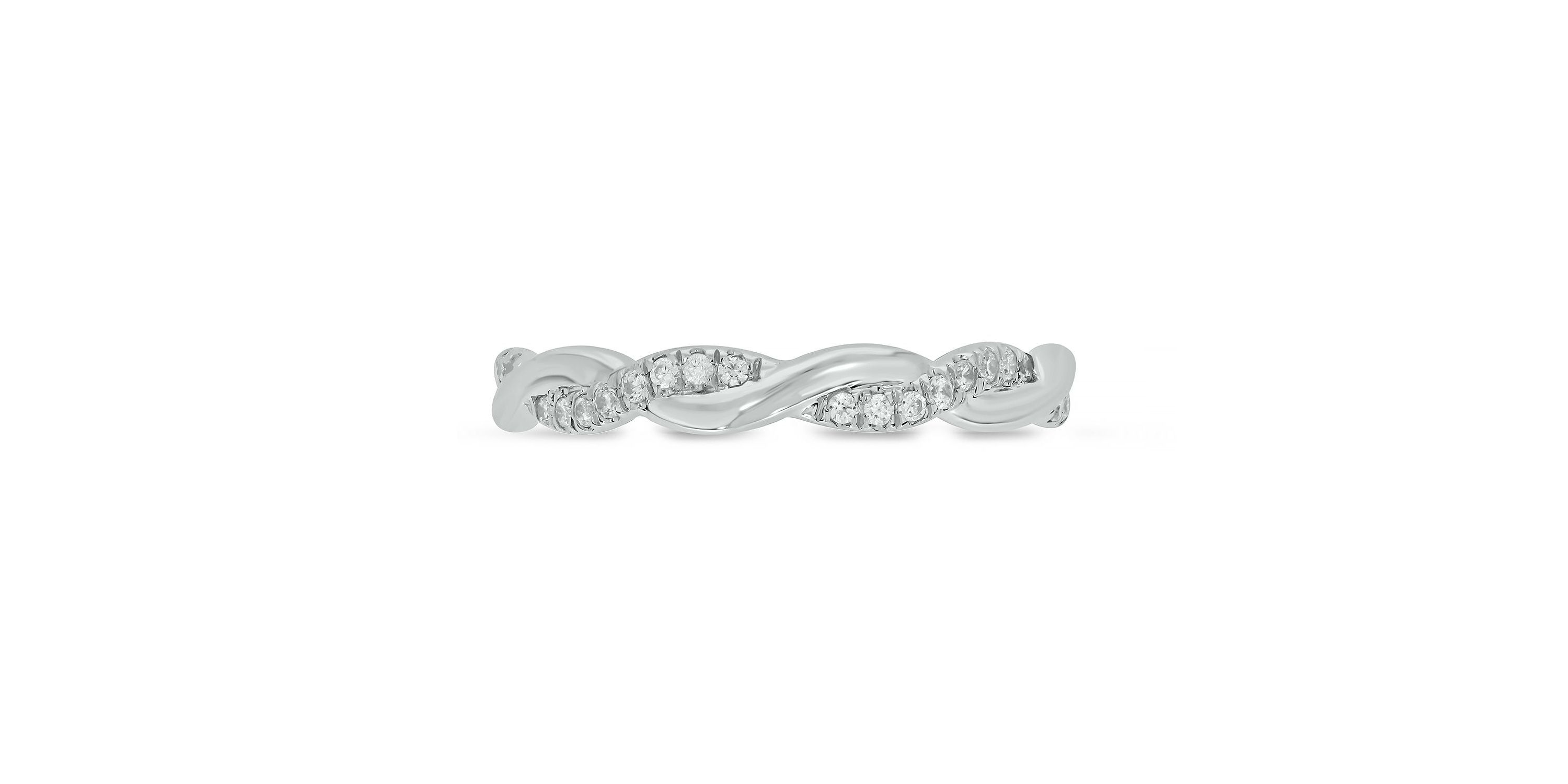 1/6 ct. t.w. Diamond Anniversary Band in Sterling Silver