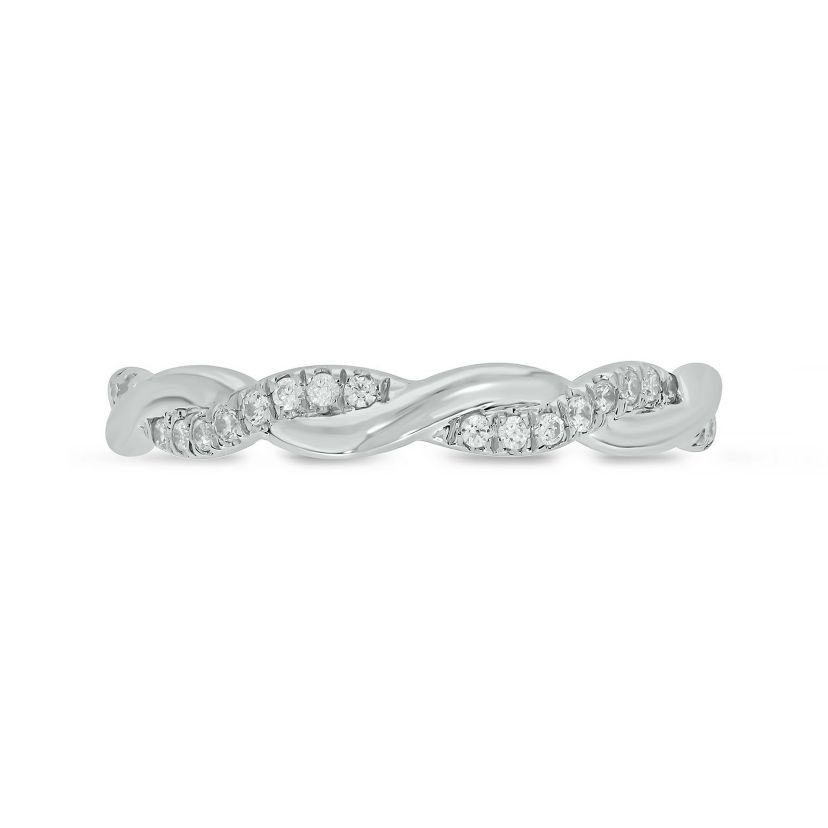 1/6 ct. t.w. Diamond Anniversary Band in Sterling Silver
