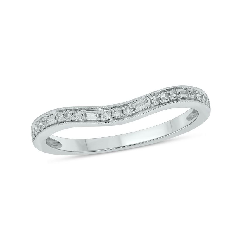 1/6 ct. t.w. Diamond Anniversary Band in Sterling Silver