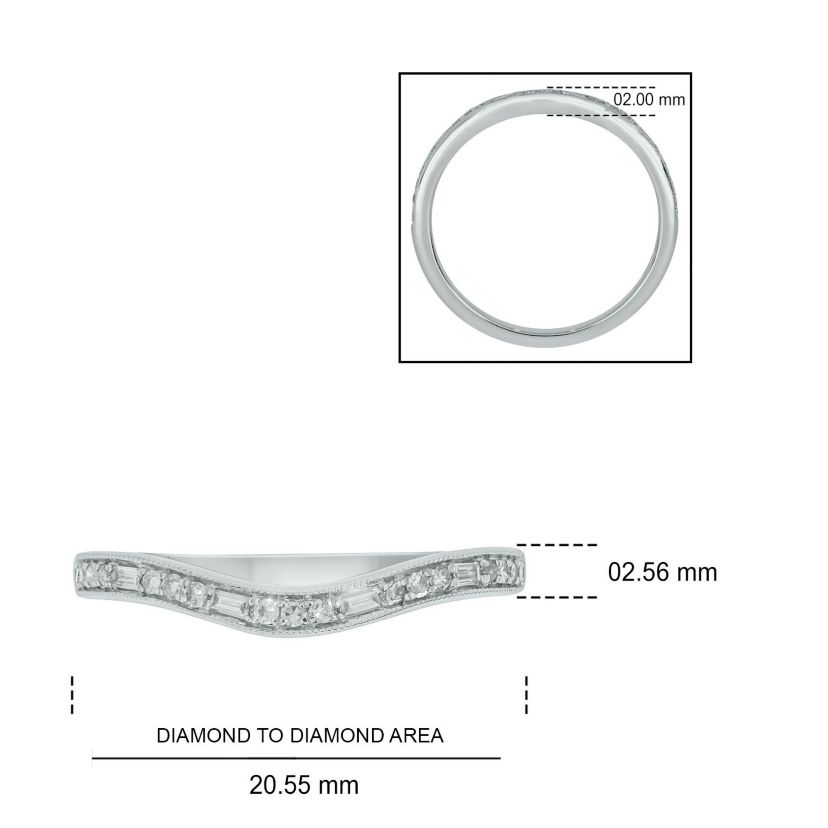 1/6 ct. t.w. Diamond Anniversary Band in Sterling Silver