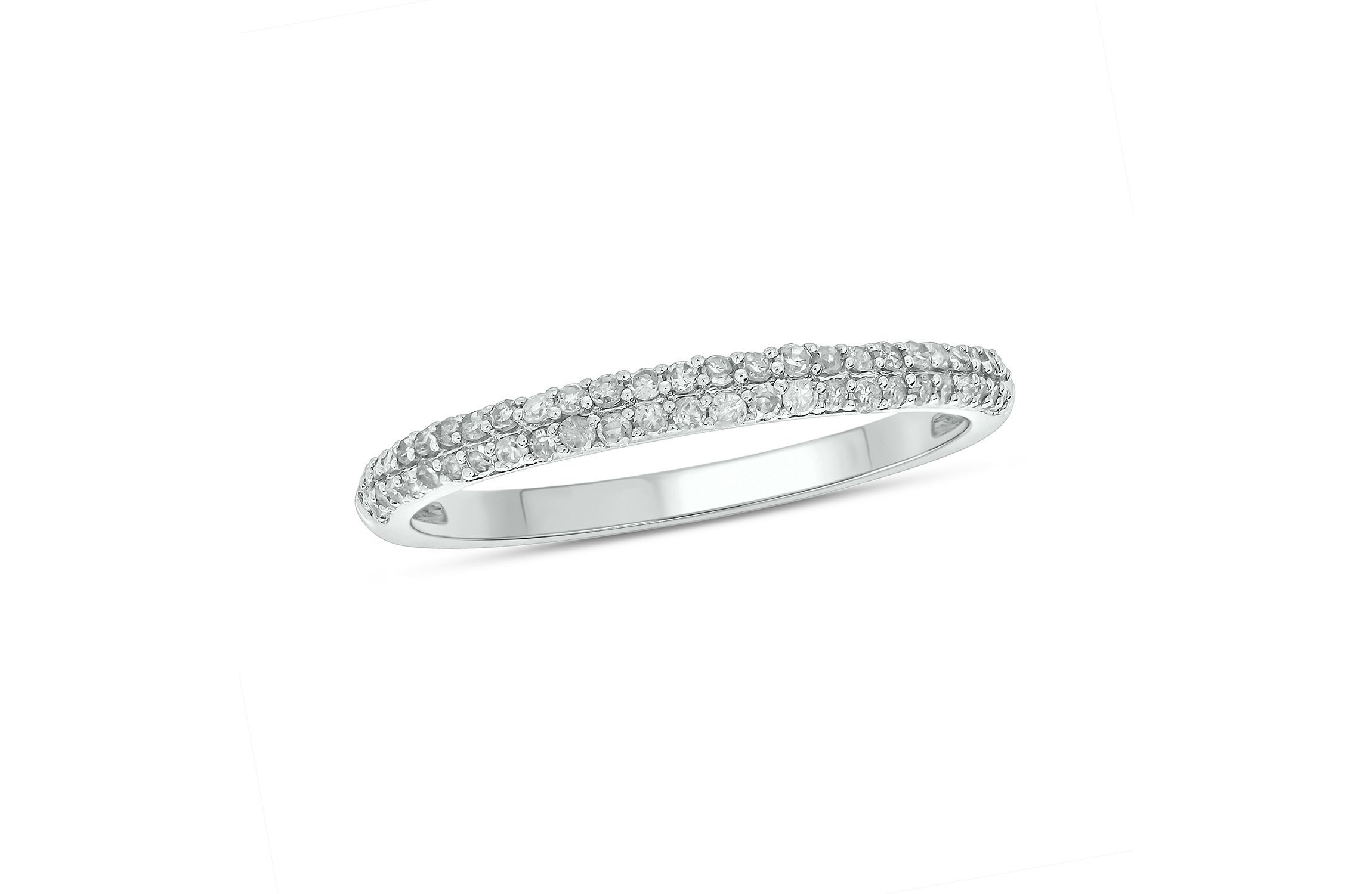 1/4 ct. t.w. Diamond Anniversary Band in Sterling Silver