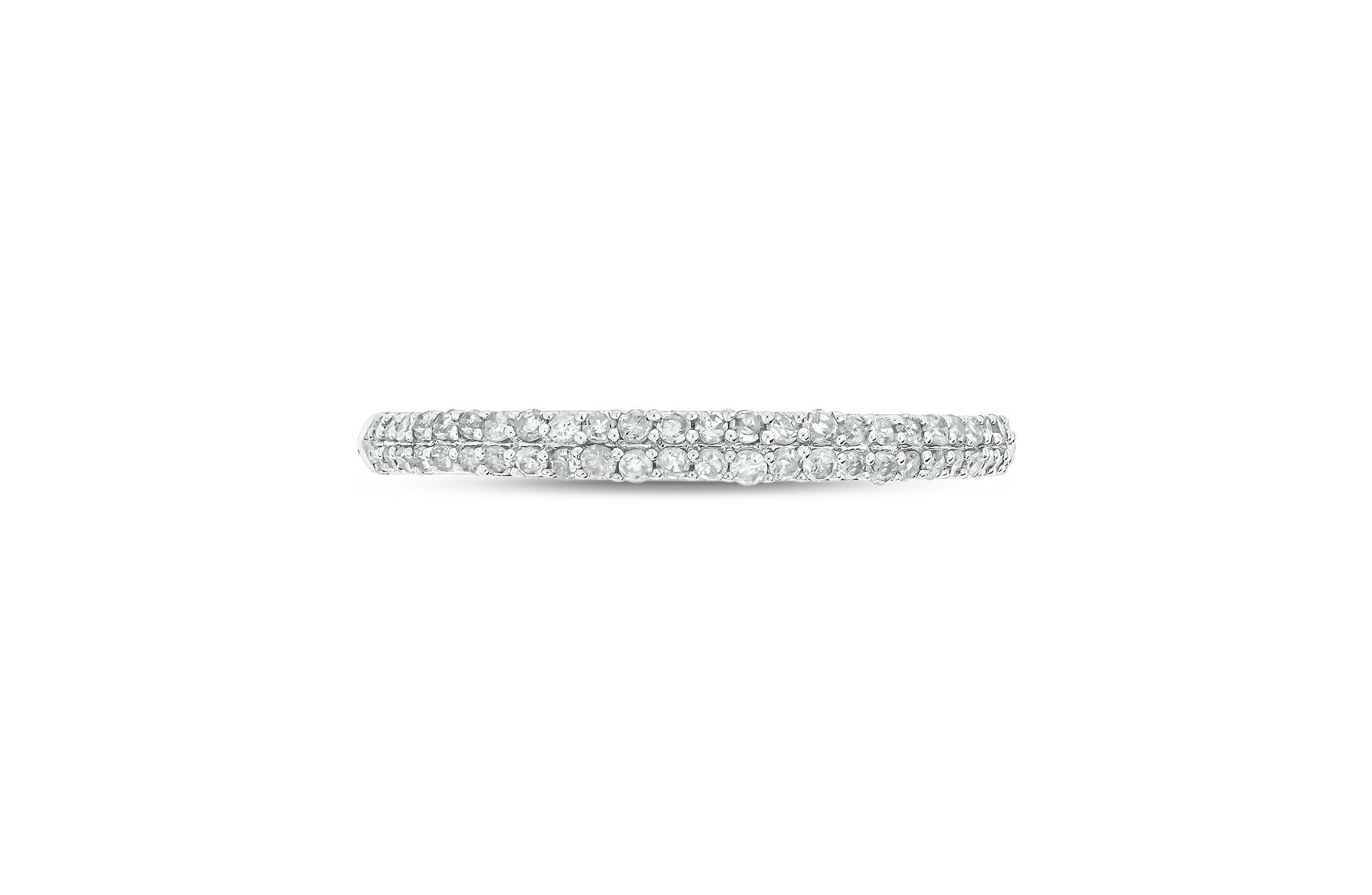 1/4 ct. t.w. Diamond Anniversary Band in Sterling Silver